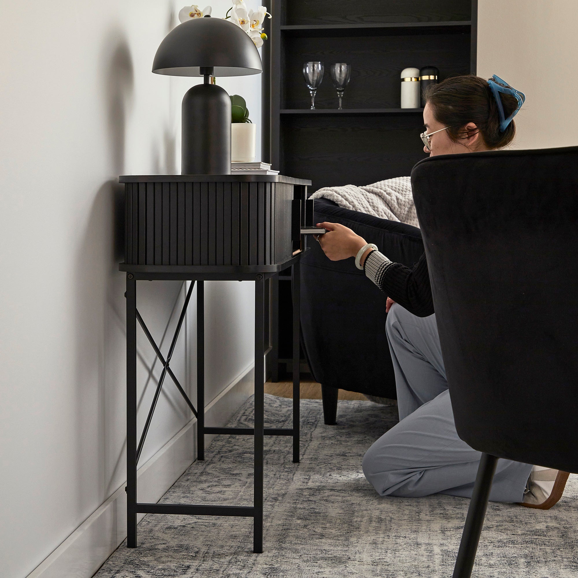 furniture, mirror, and home decor