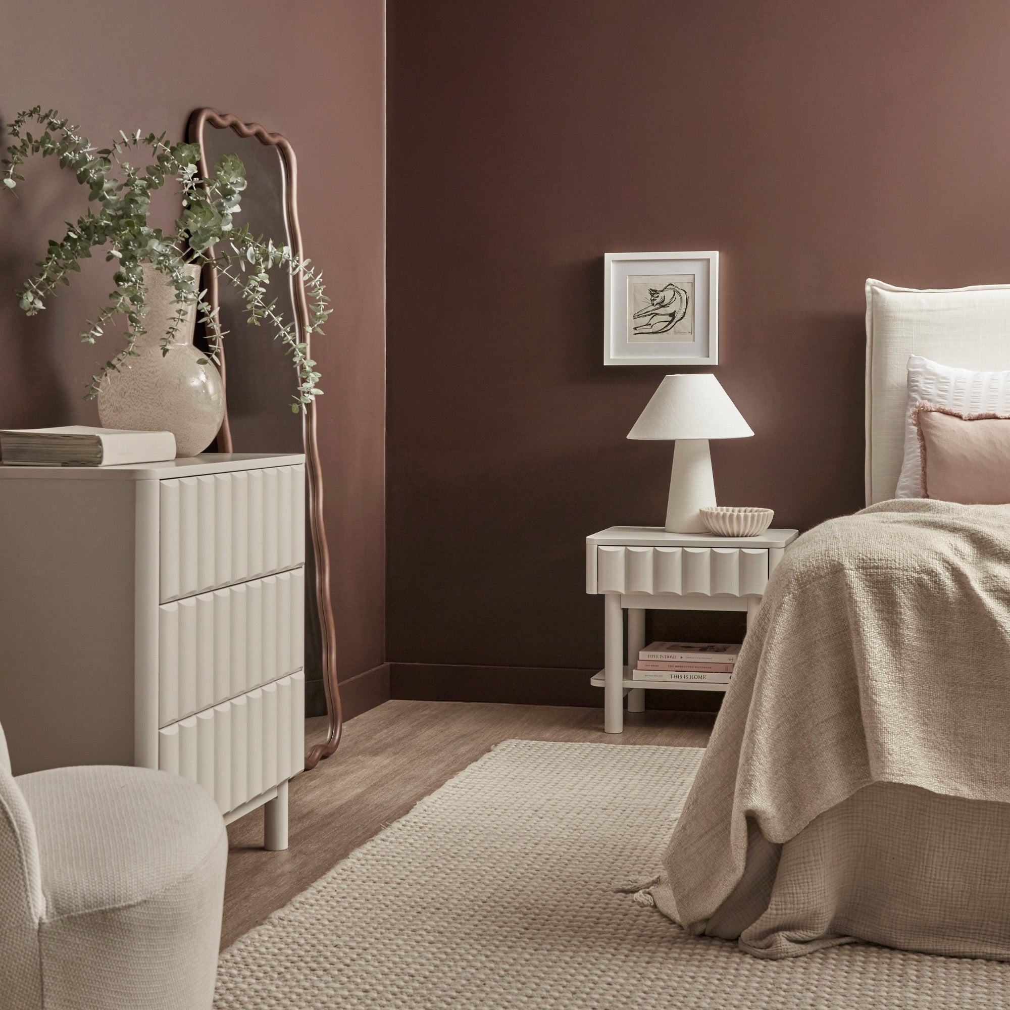 furniture, mirror, and home decor