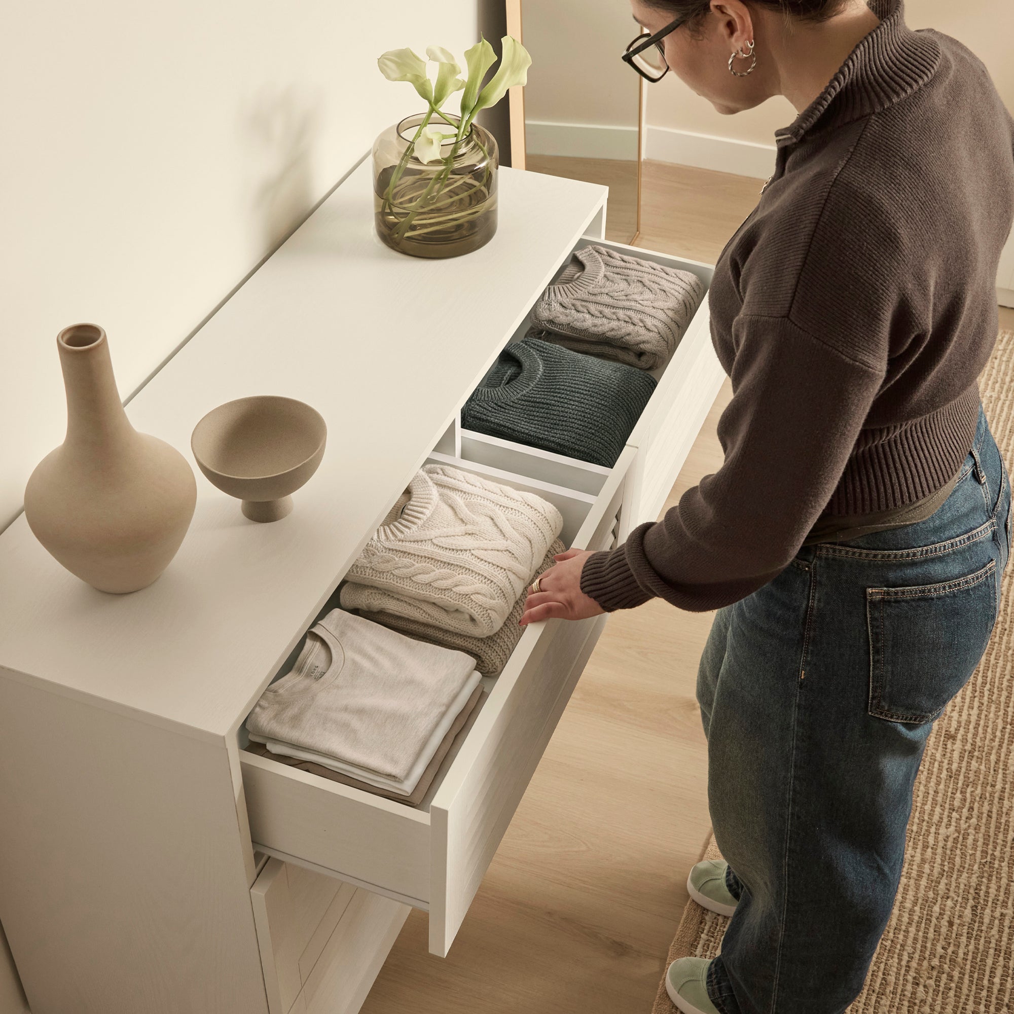 furniture, mirror, and home decor