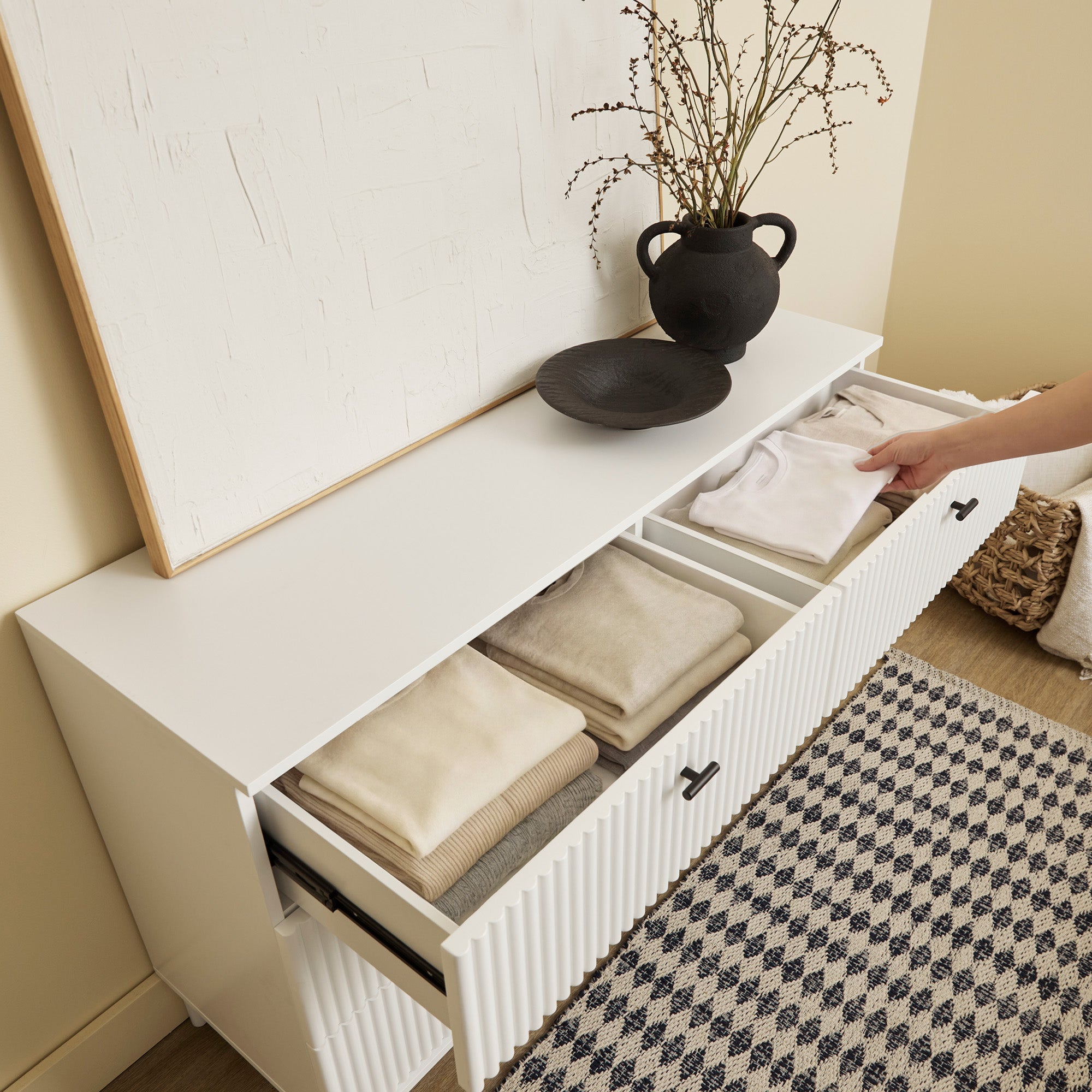 furniture, mirror, and home decor