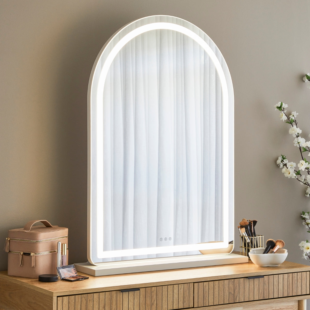 furniture, mirror, and home decor