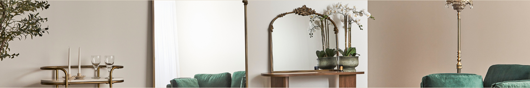 furniture, mirror, and home decor
