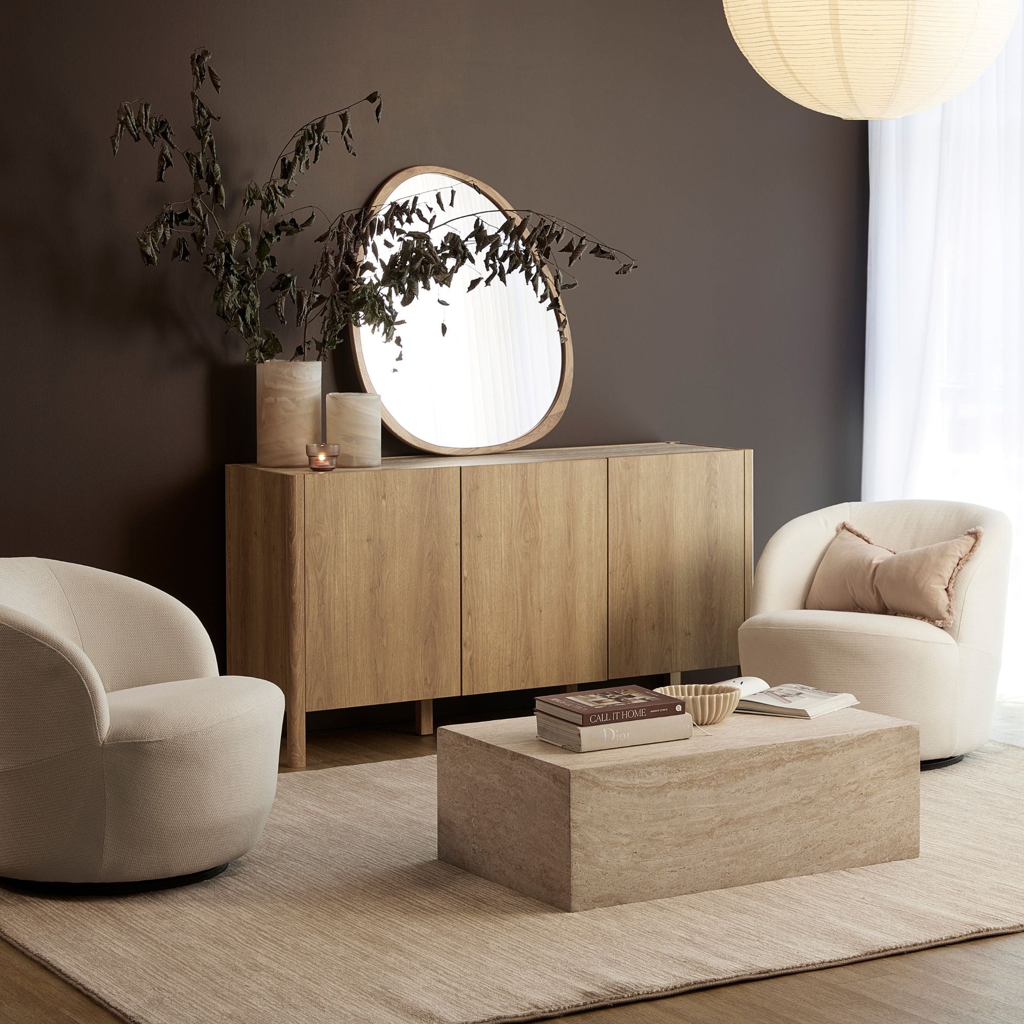 furniture, mirror, and home decor