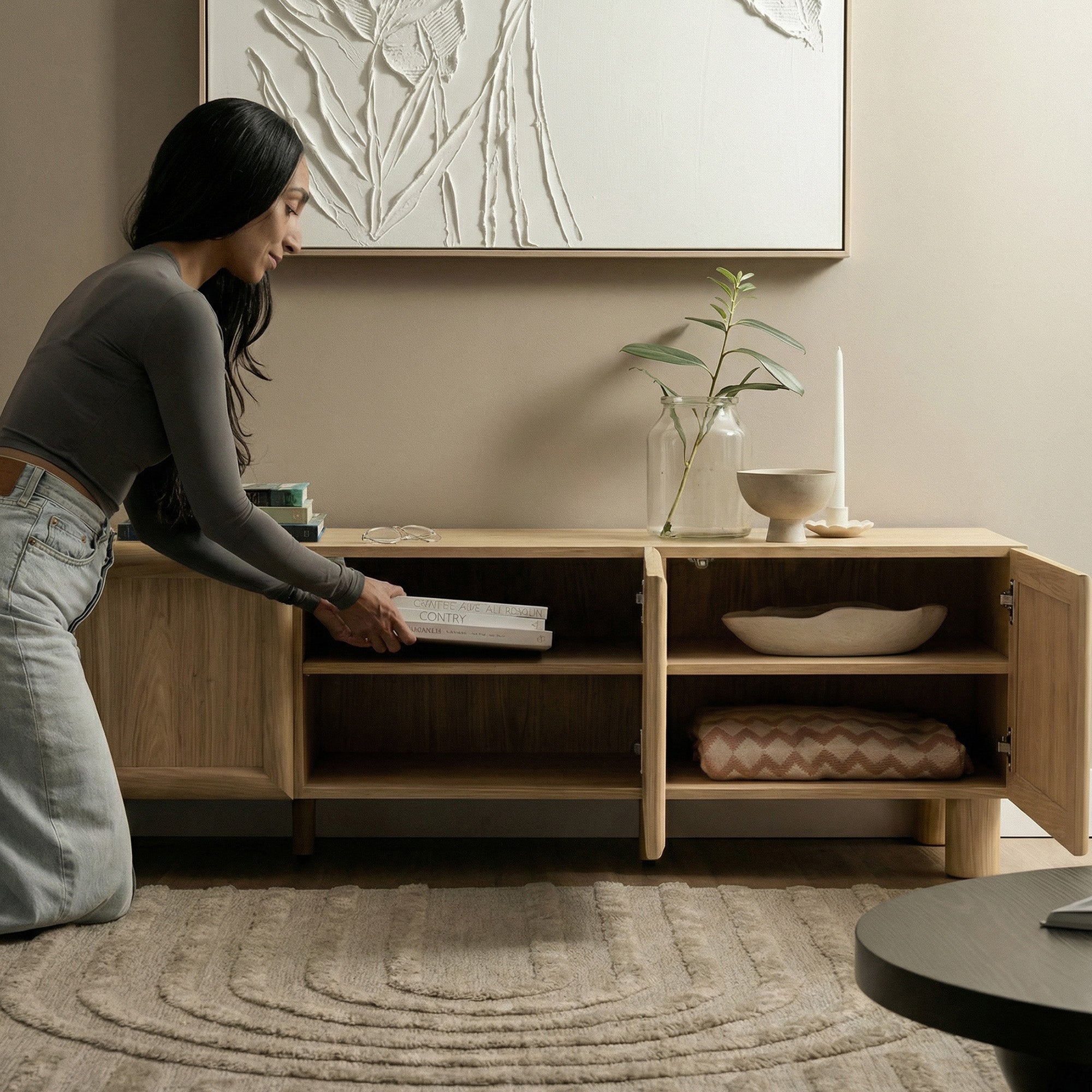 furniture, mirror, and home decor