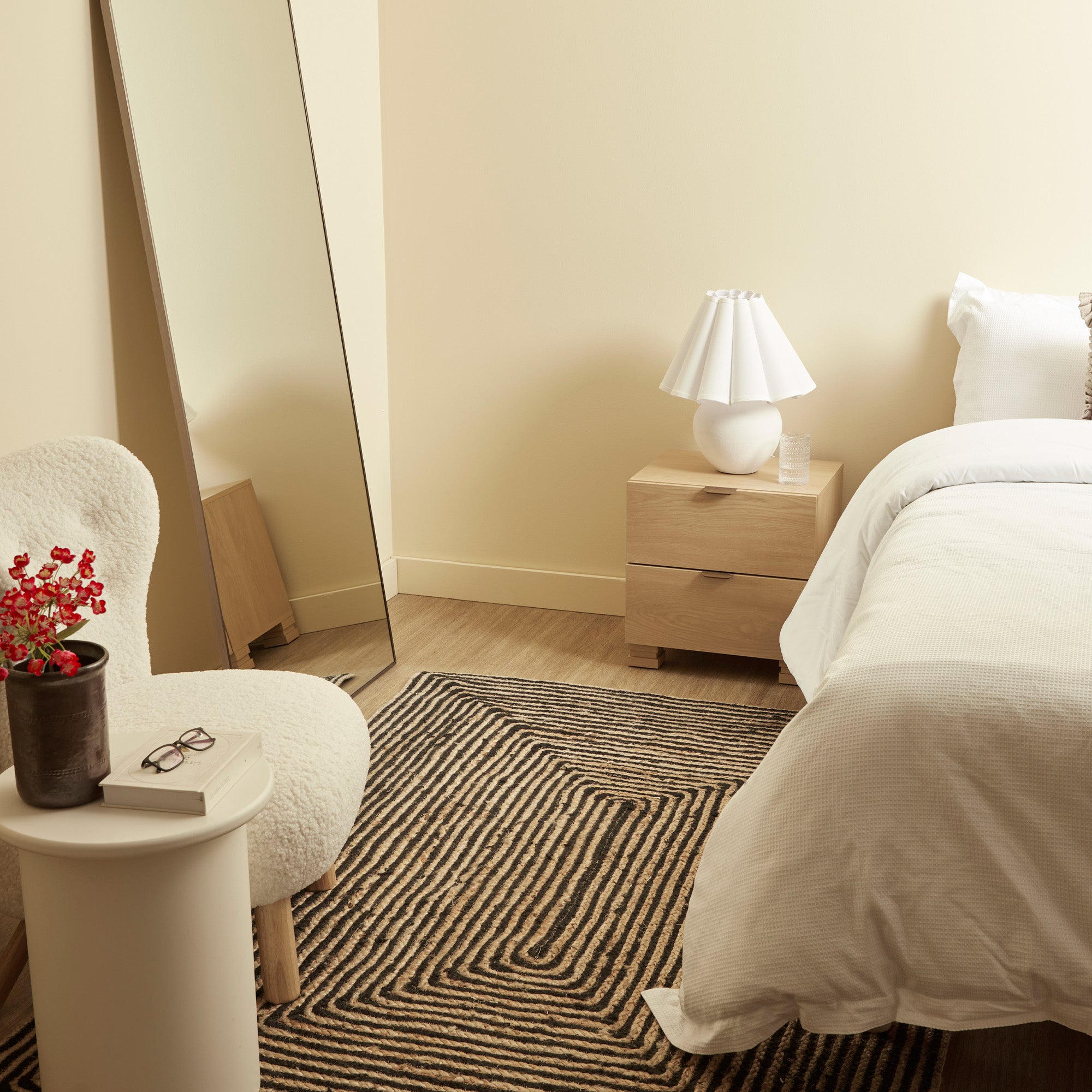 furniture, mirror, and home decor