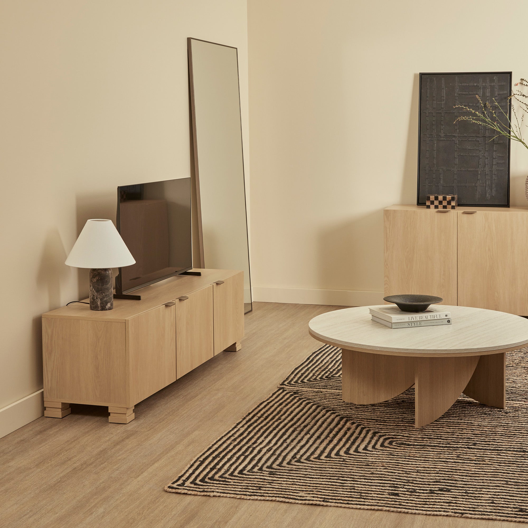furniture, mirror, and home decor