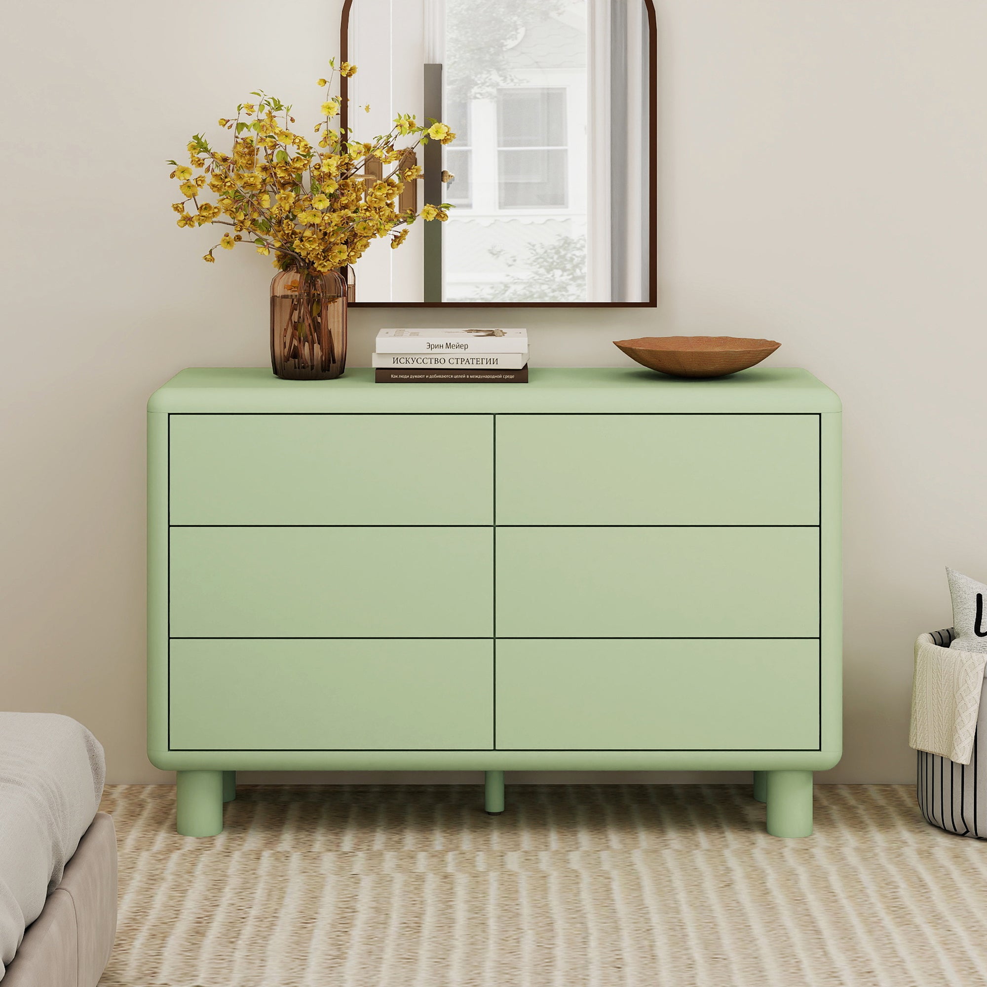 furniture, mirror, and home decor