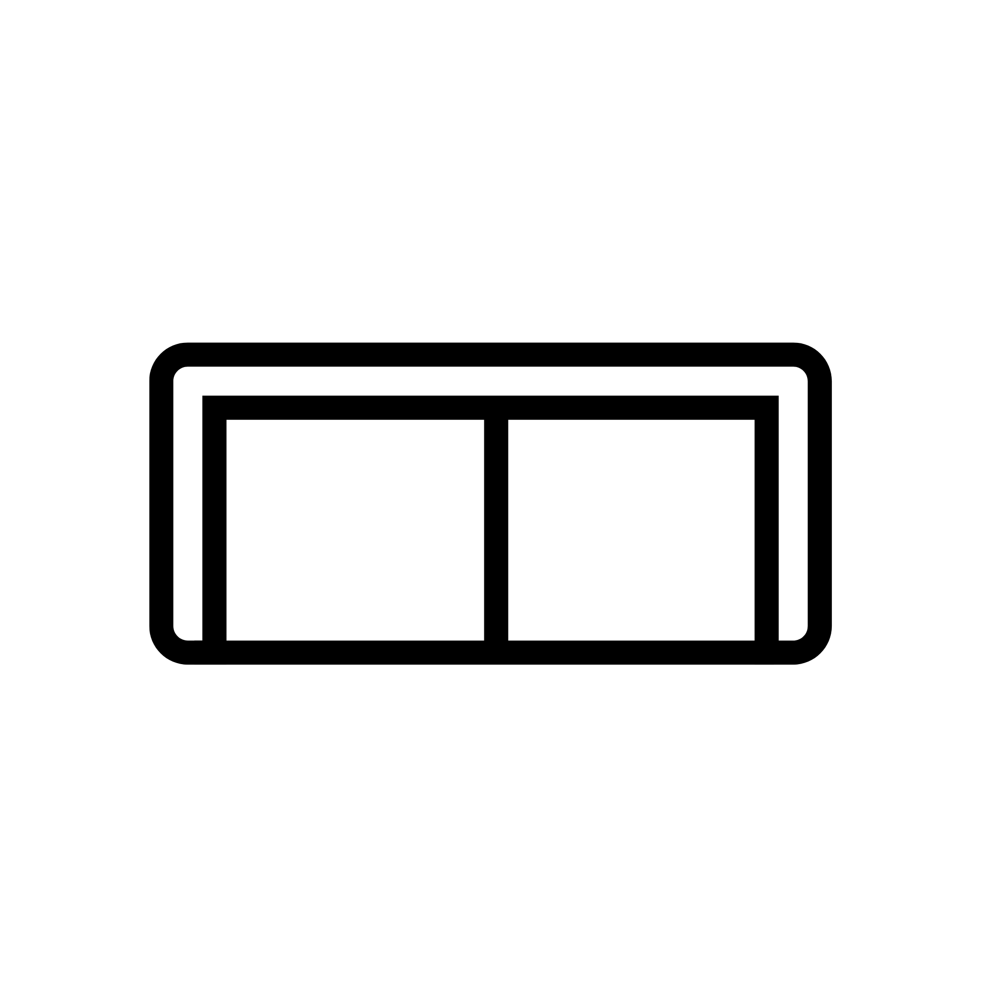 2 Seater Sofa seat diagram