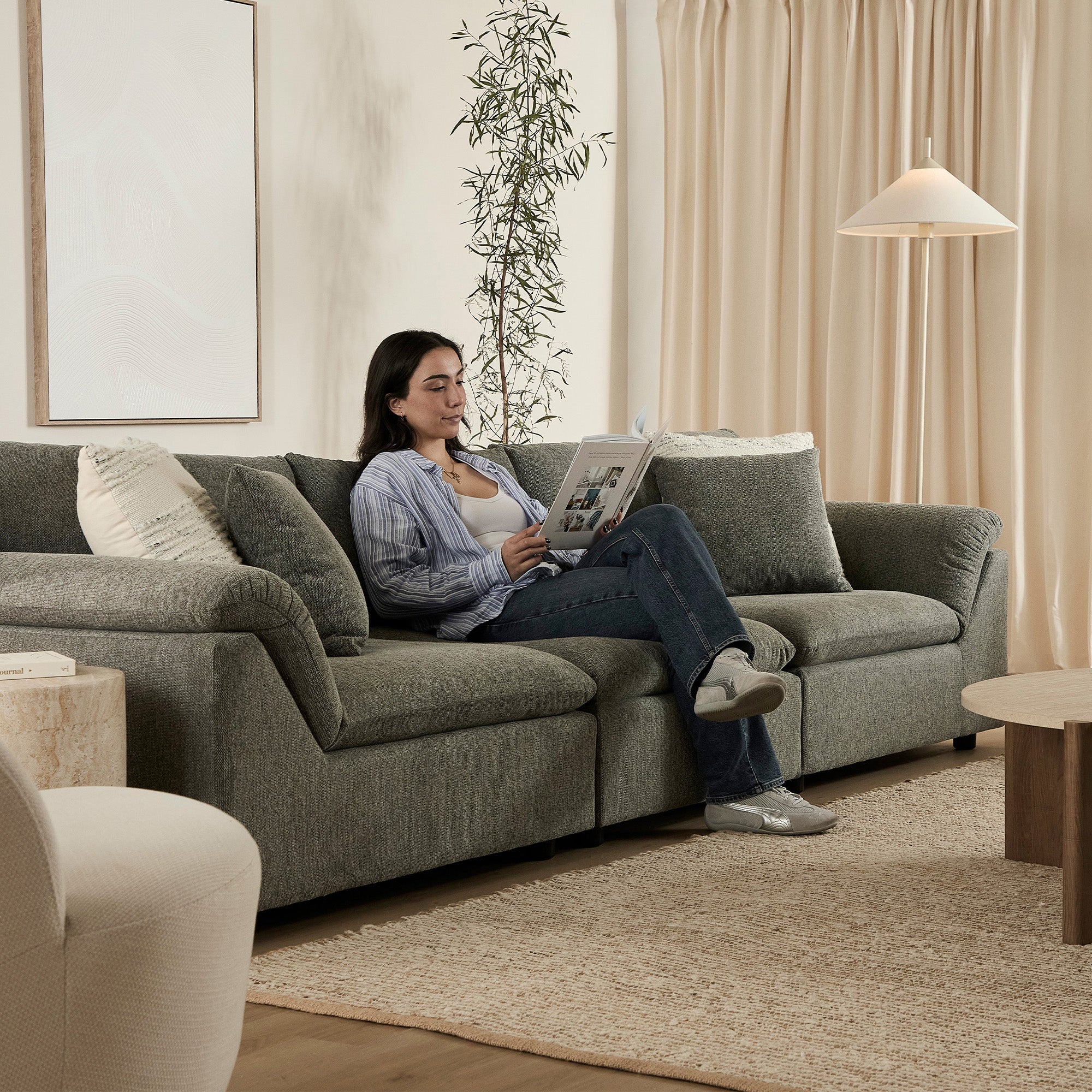 furniture, mirror, and home decor