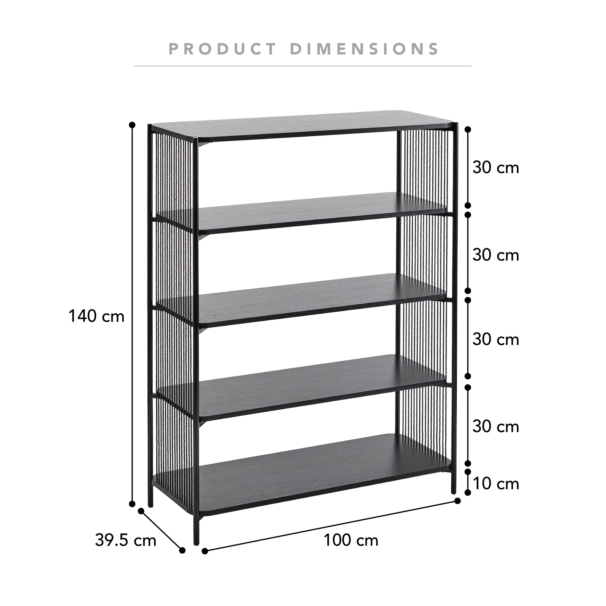 Marina 100cm Bookshelf