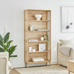 Oahu 180Cm Rattan Bookshelf Natural