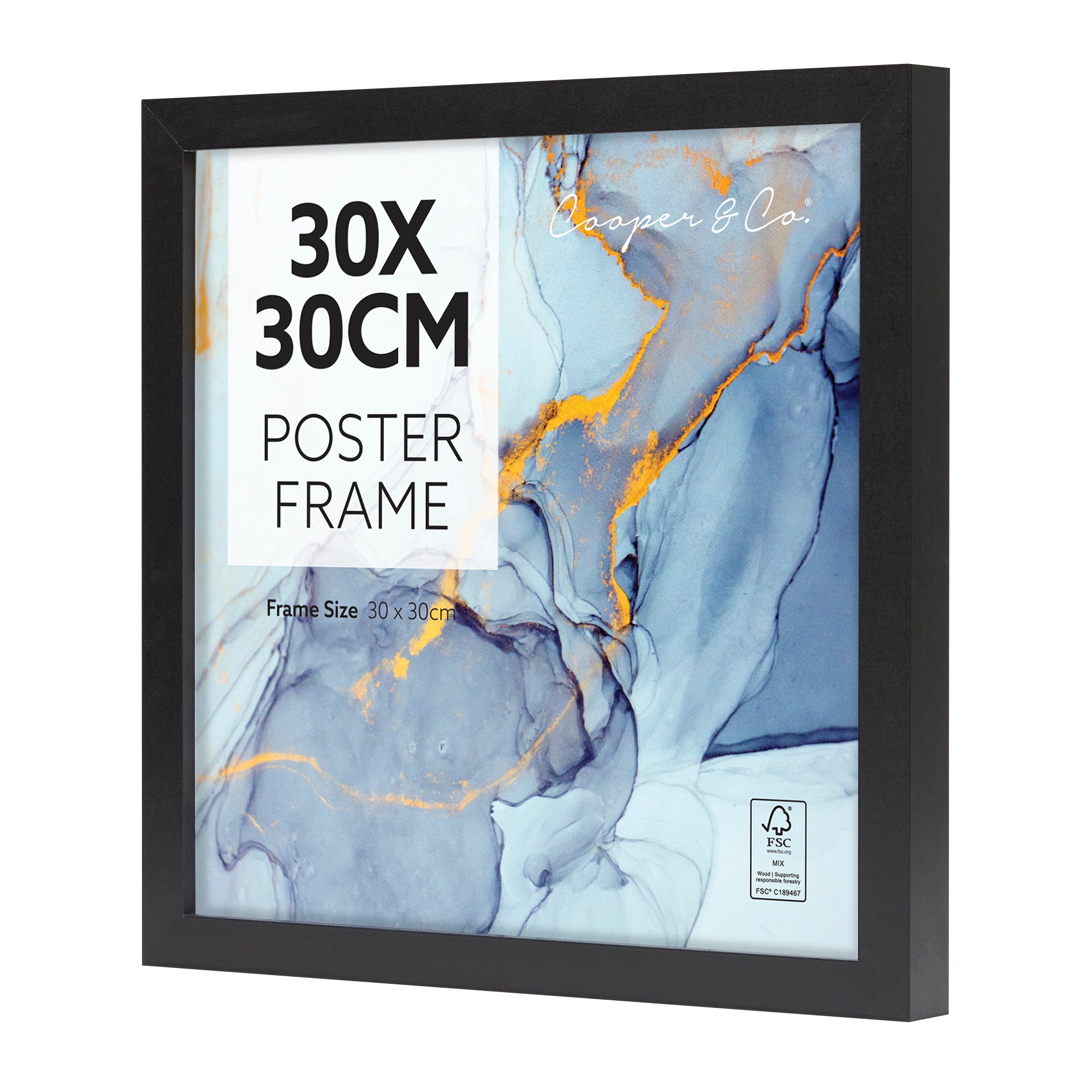 Set of 2 30x30cm Poster Photo Frames