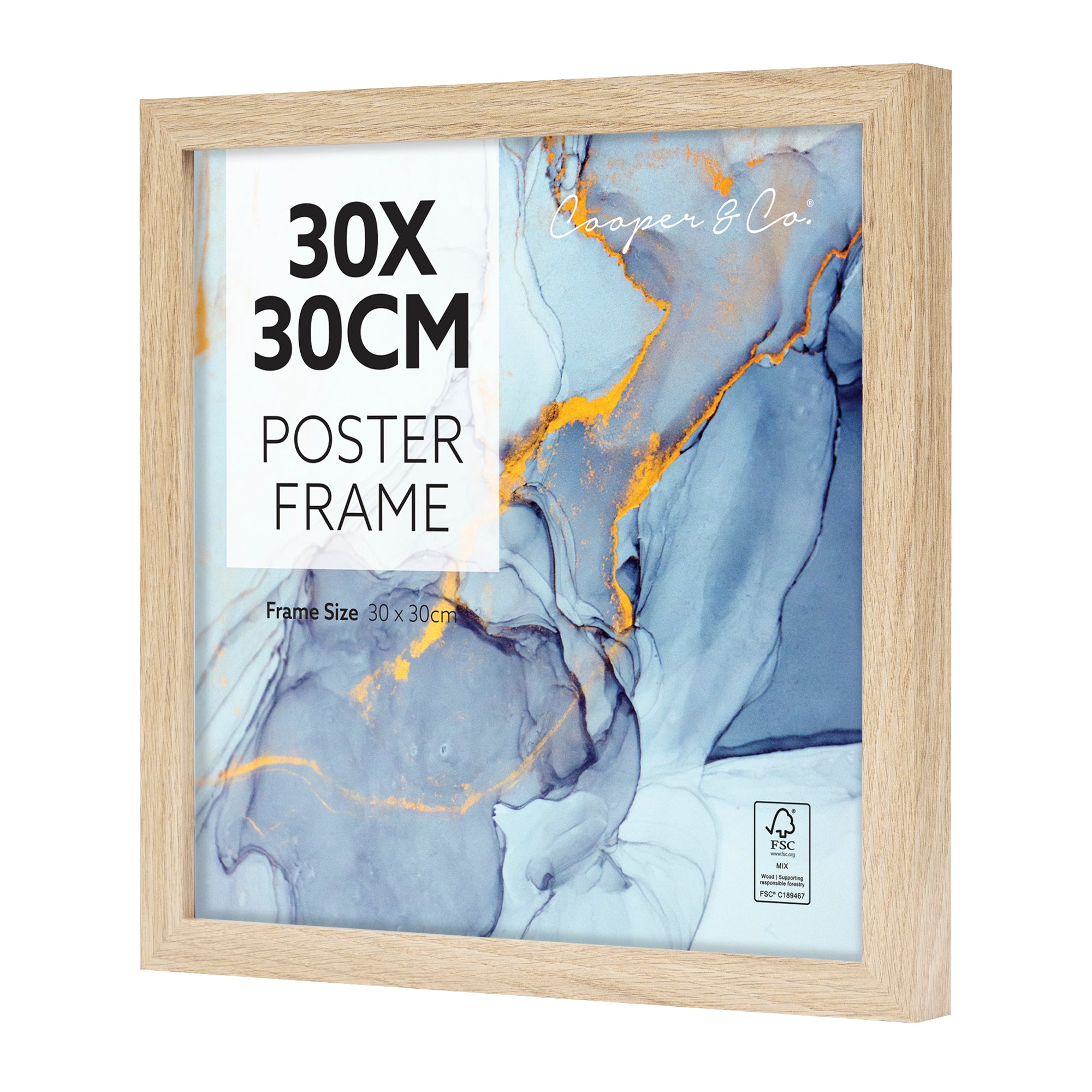 Set of 2 30x30cm Poster Photo Frames