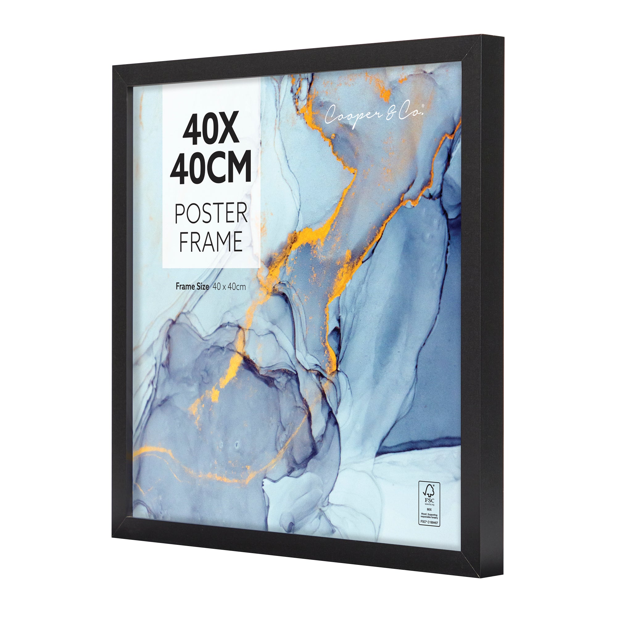 Set of 2 40x40cm Poster Photo Frames