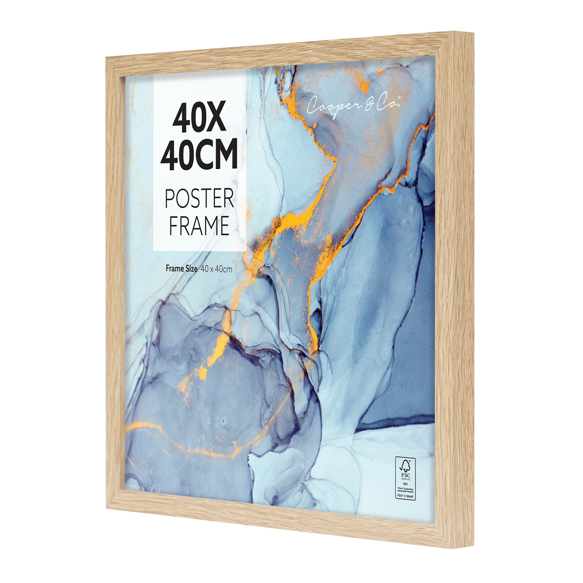 Set of 2 40x40cm Poster Photo Frames