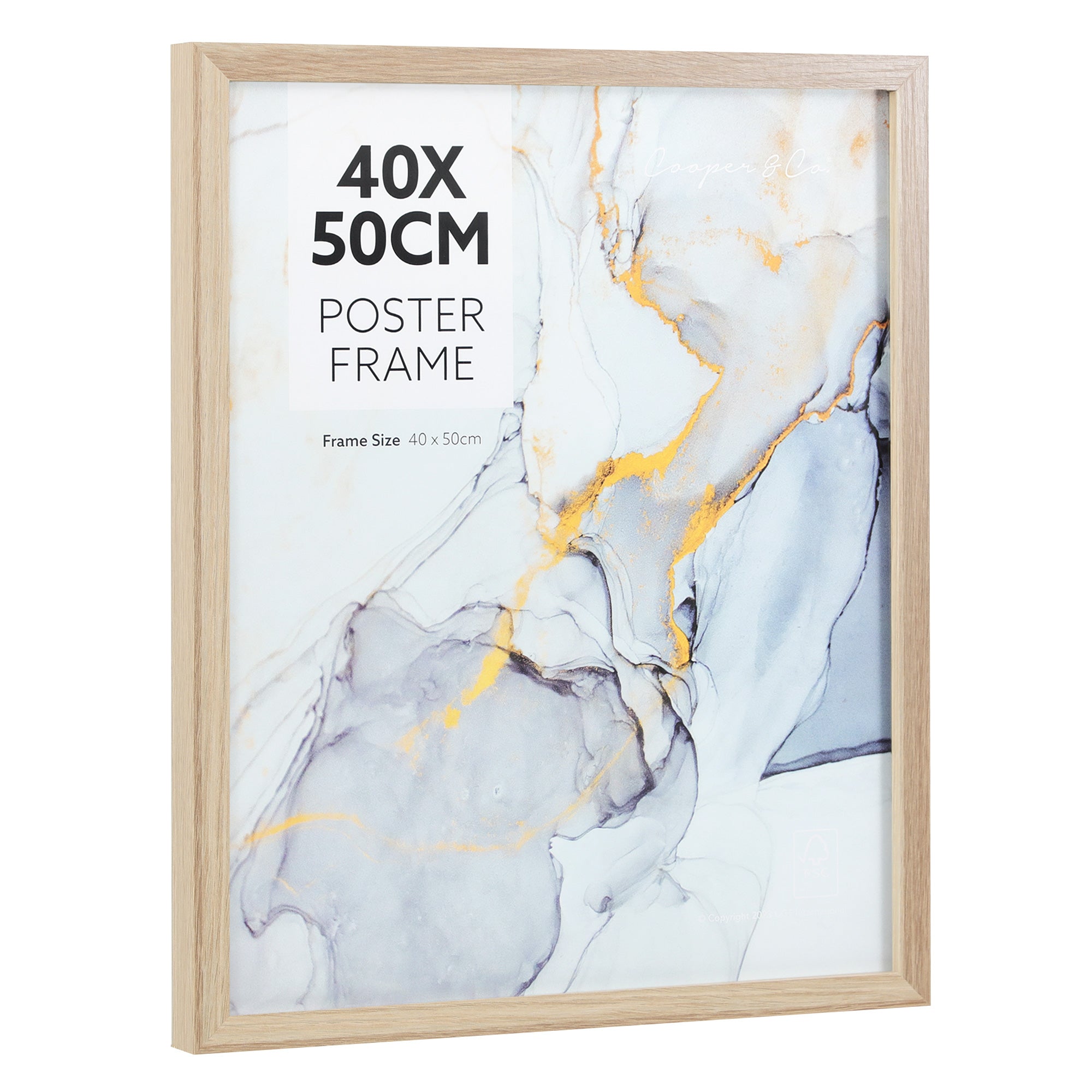 Set Of 2 40X50Cm Poster Photo Frames