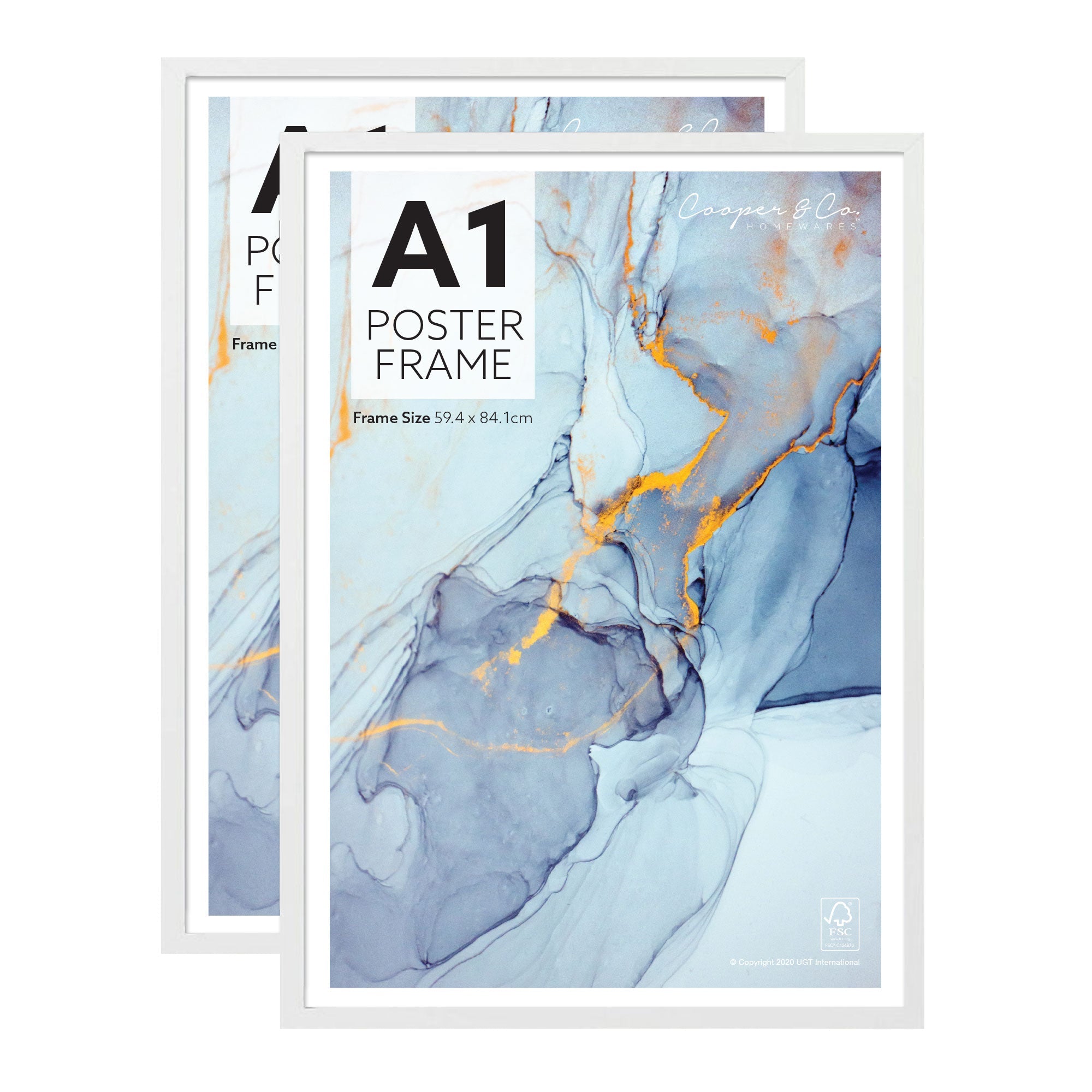 Set Of 2 A1 Poster Photo Frames