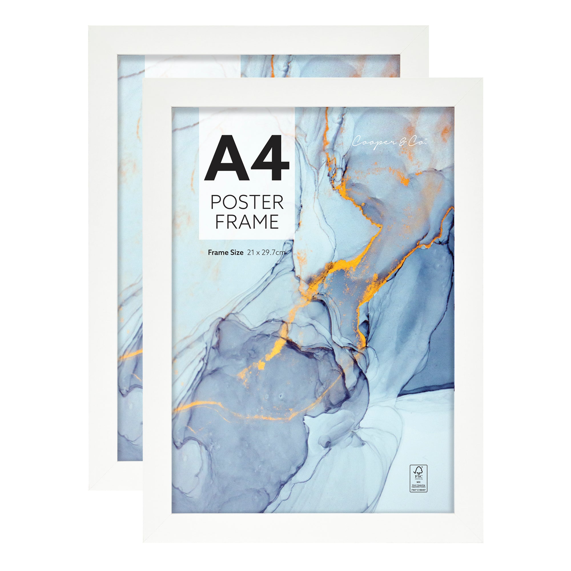 Set of 2 A4 Poster Photo Frames