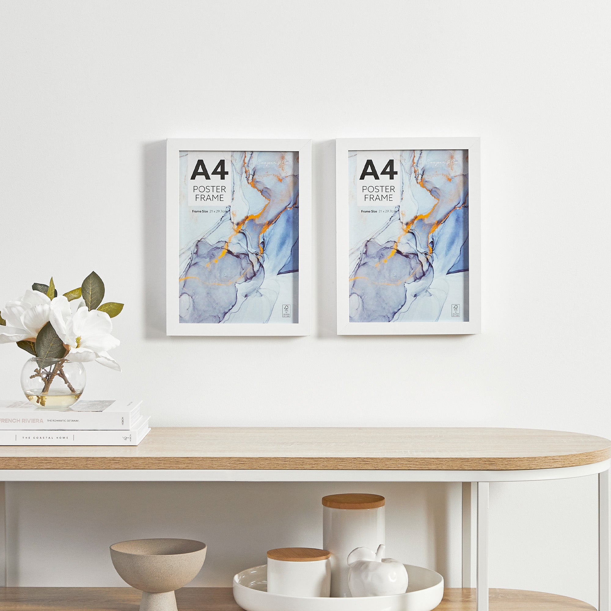 Set of 2 A4 Poster Photo Frames