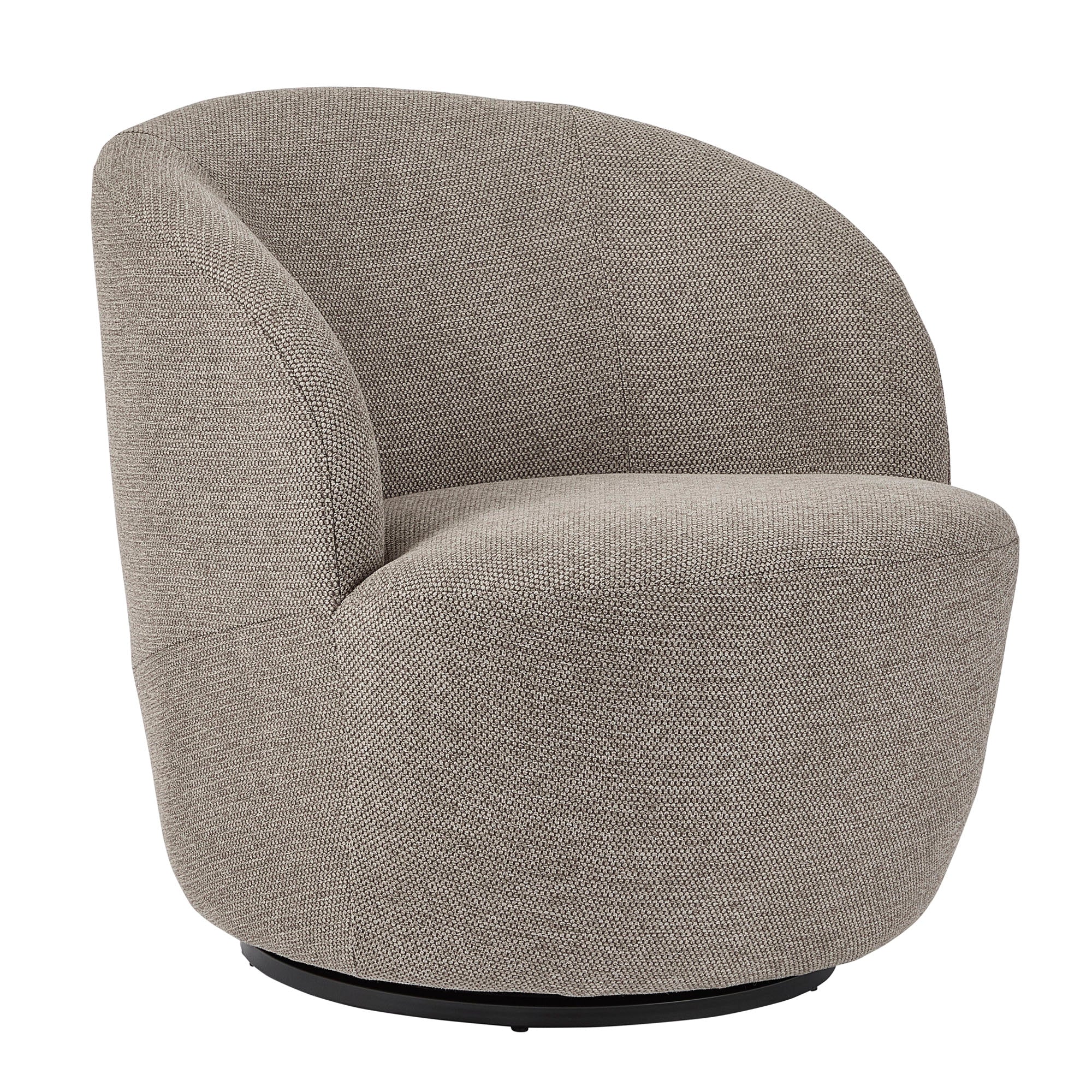 Sadie Swivel Armchair Mushroom