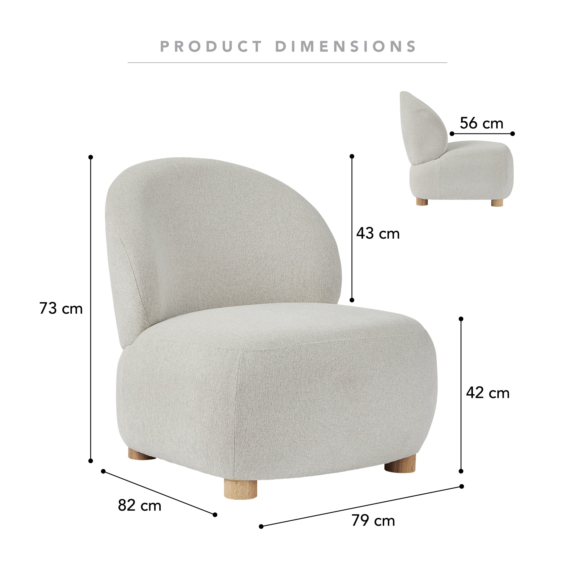 Wynn Accent Chair Cream (Set of 2)