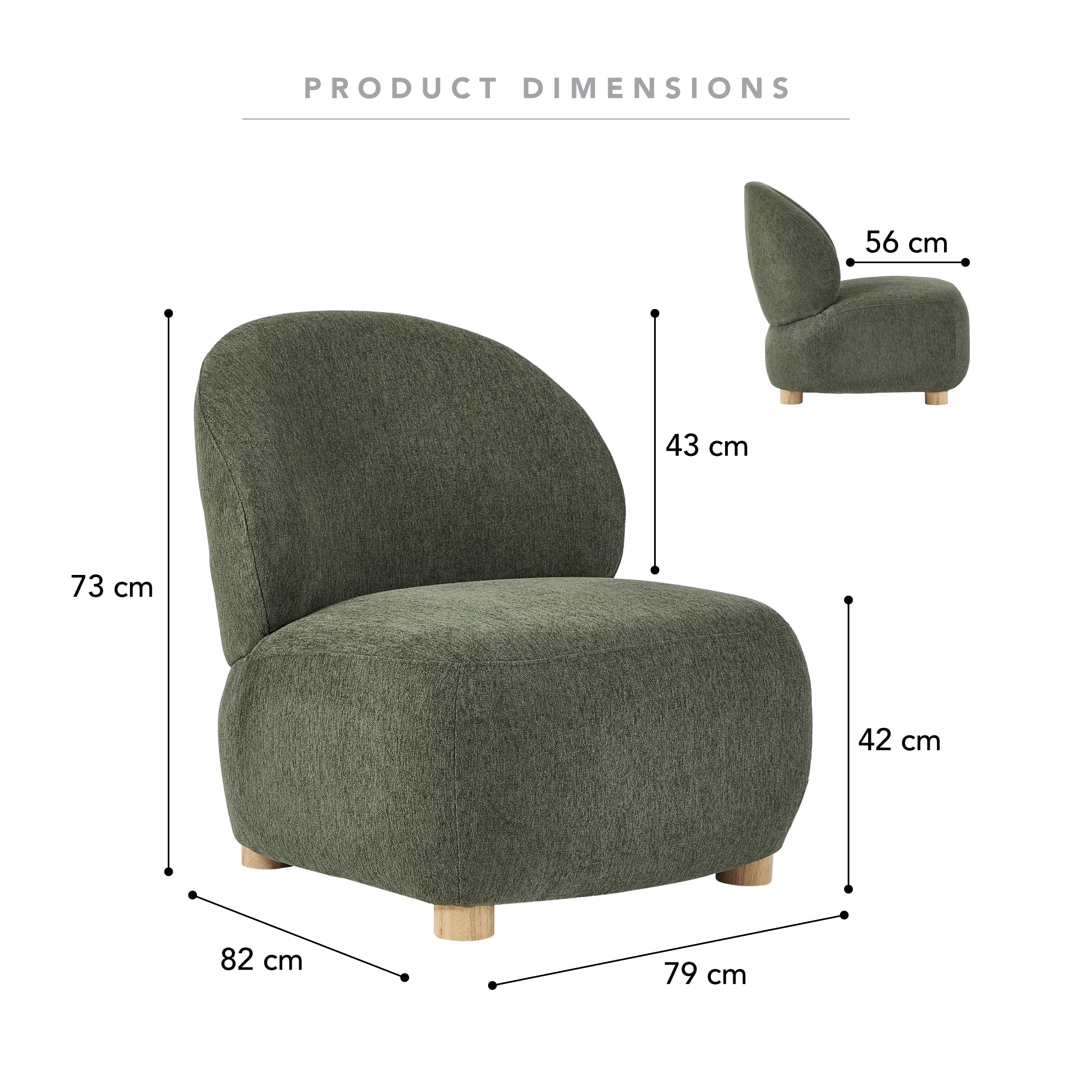 Wynn Armchair Green