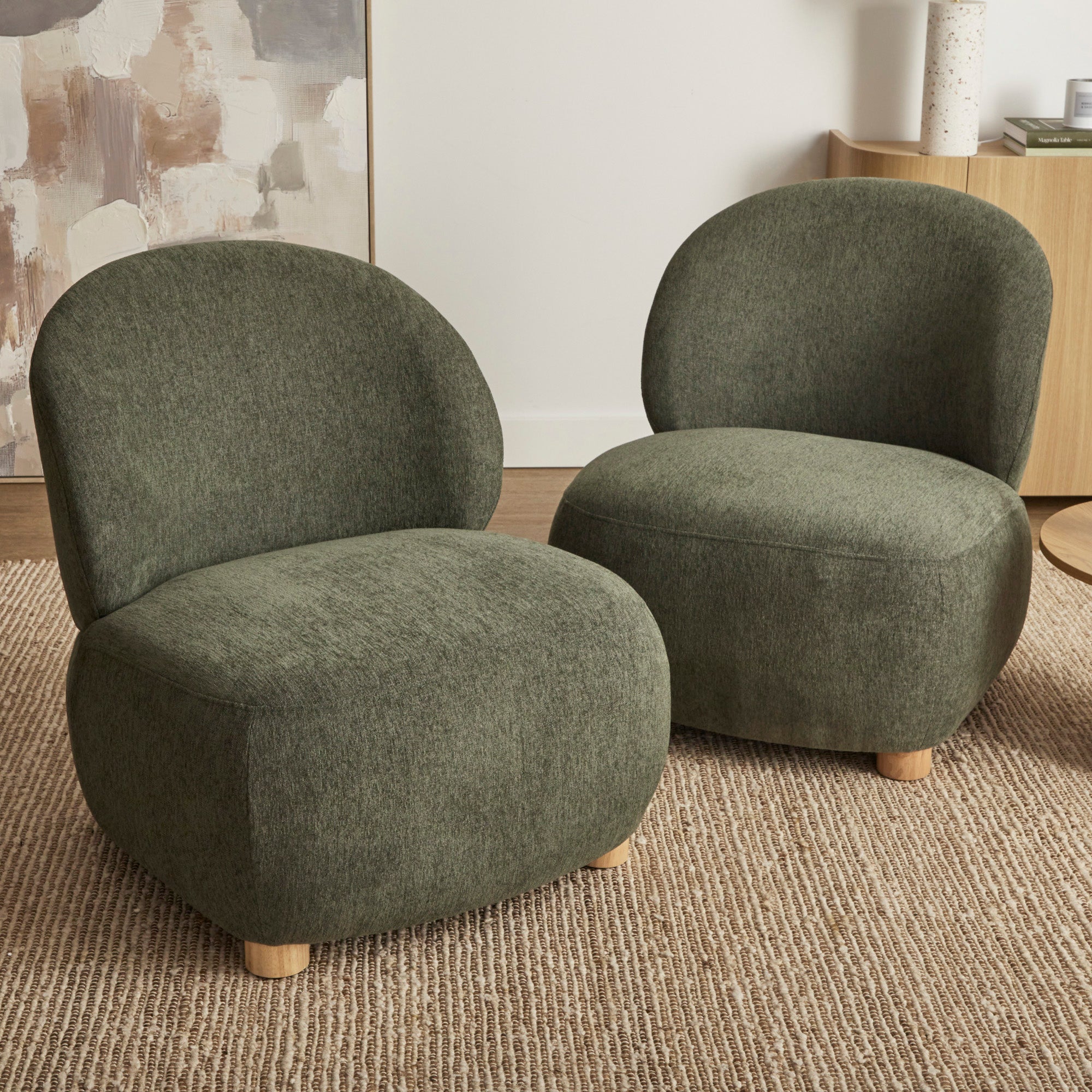 Wynn Accent Chair Green (Set of 2)
