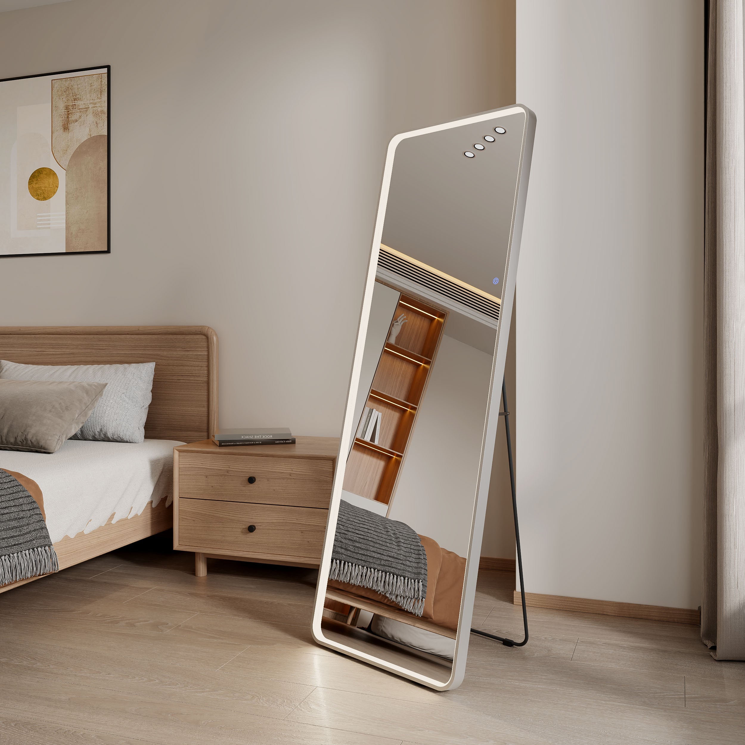 Front Illuminated 160cm LED Standing Mirror