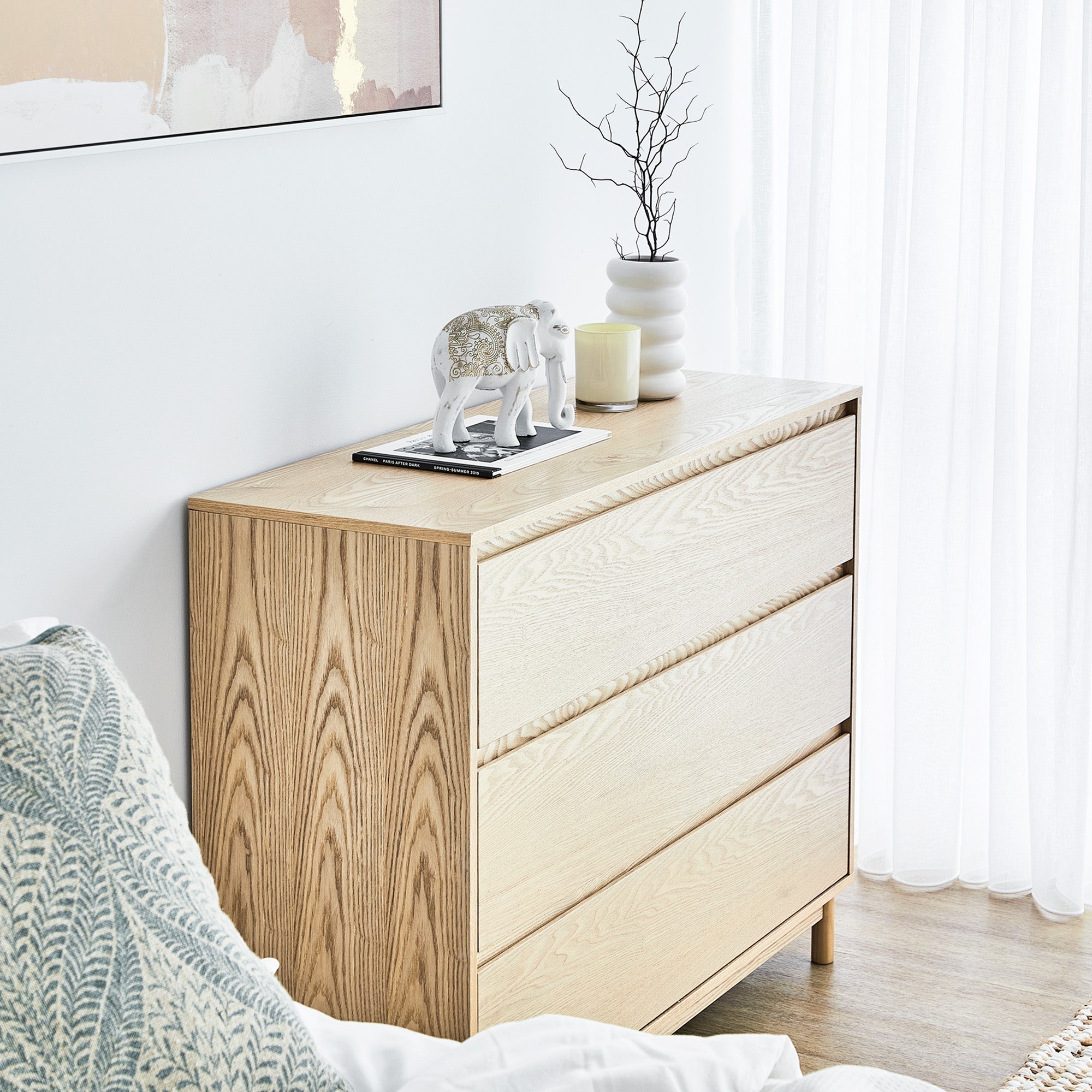 Cooper Co. Emerson 110cm Chest of 3 Drawers Natural