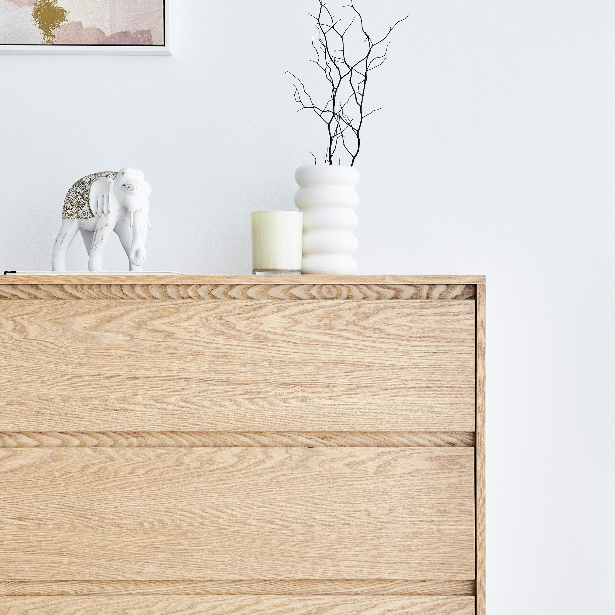 Emerson 110Cm Chest Of 3 Drawers Natural