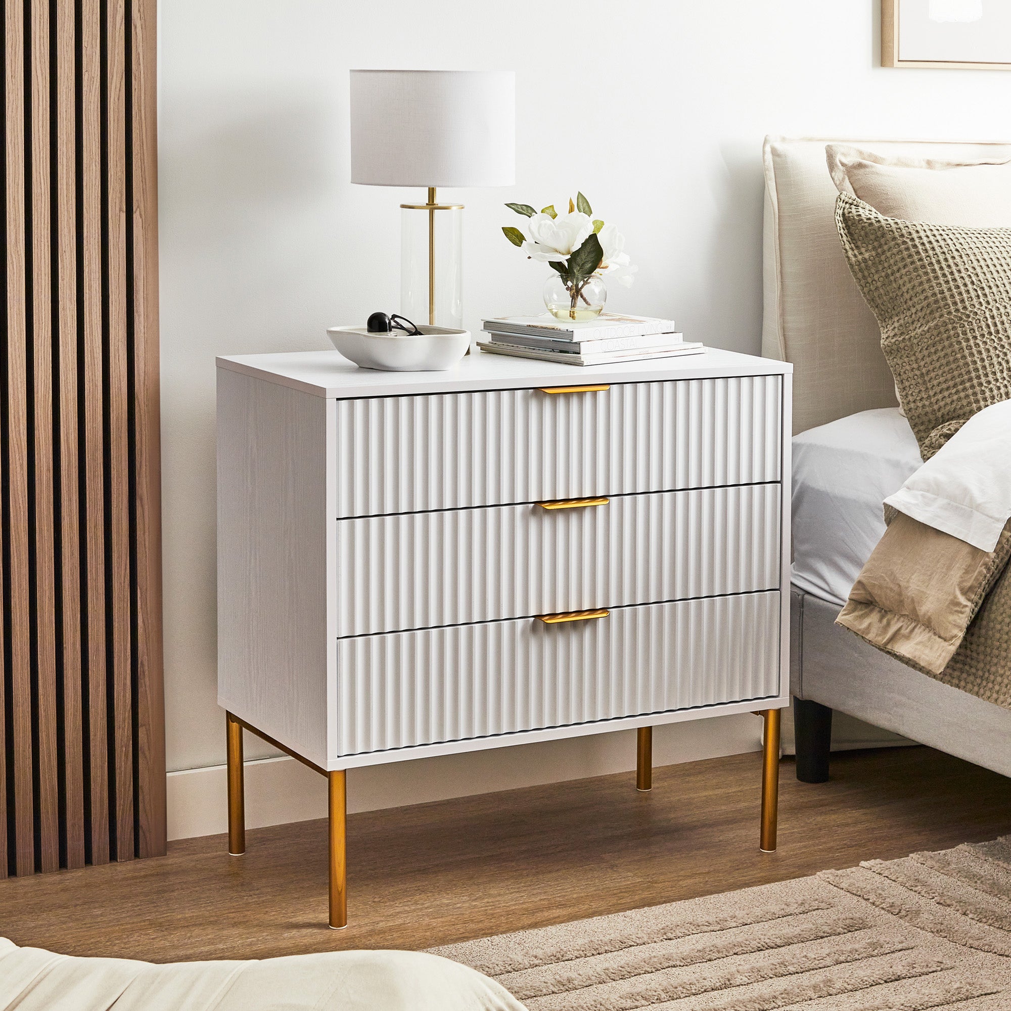 Indy 80cm Chest of 3 Drawers