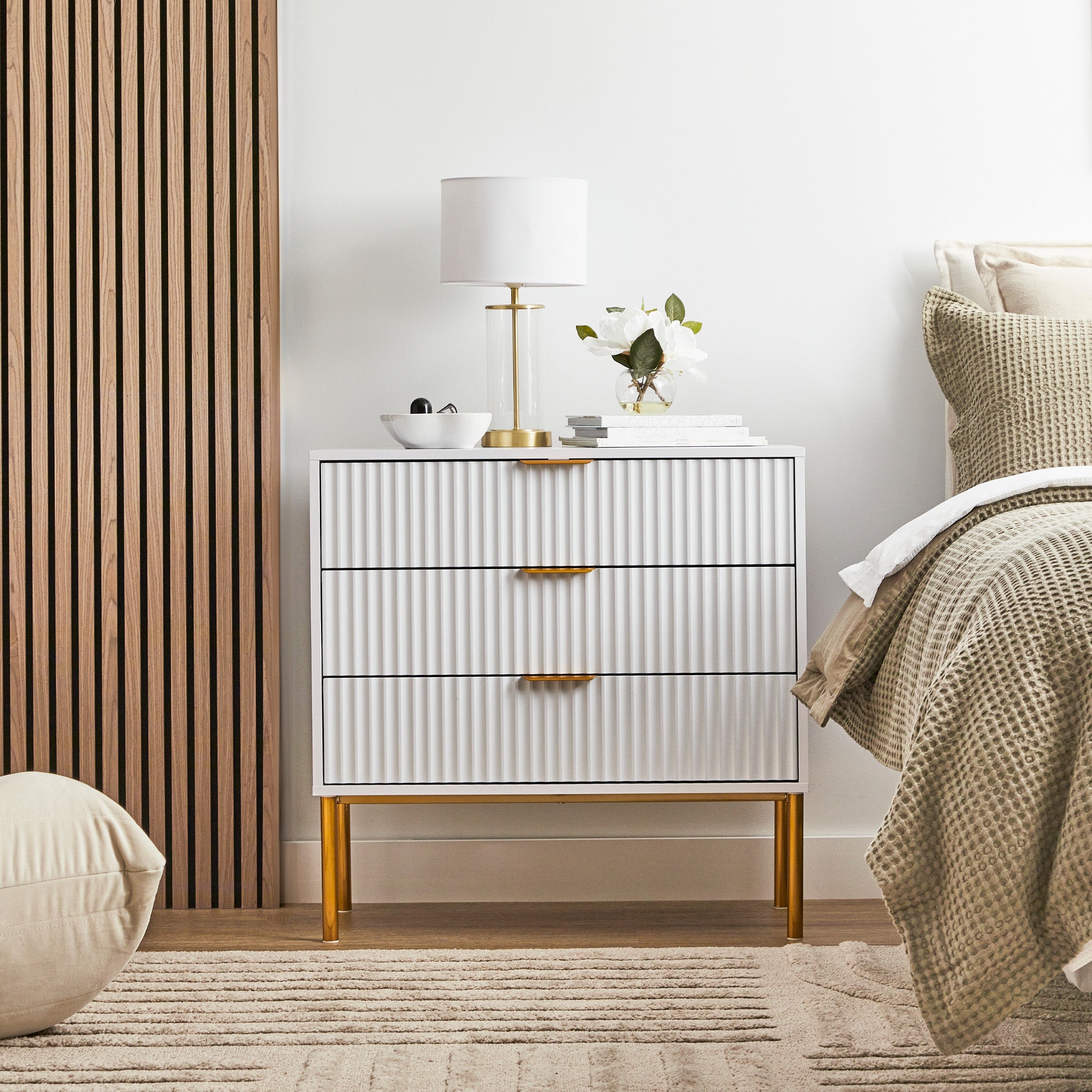 Indy 80cm Chest of 3 Drawers