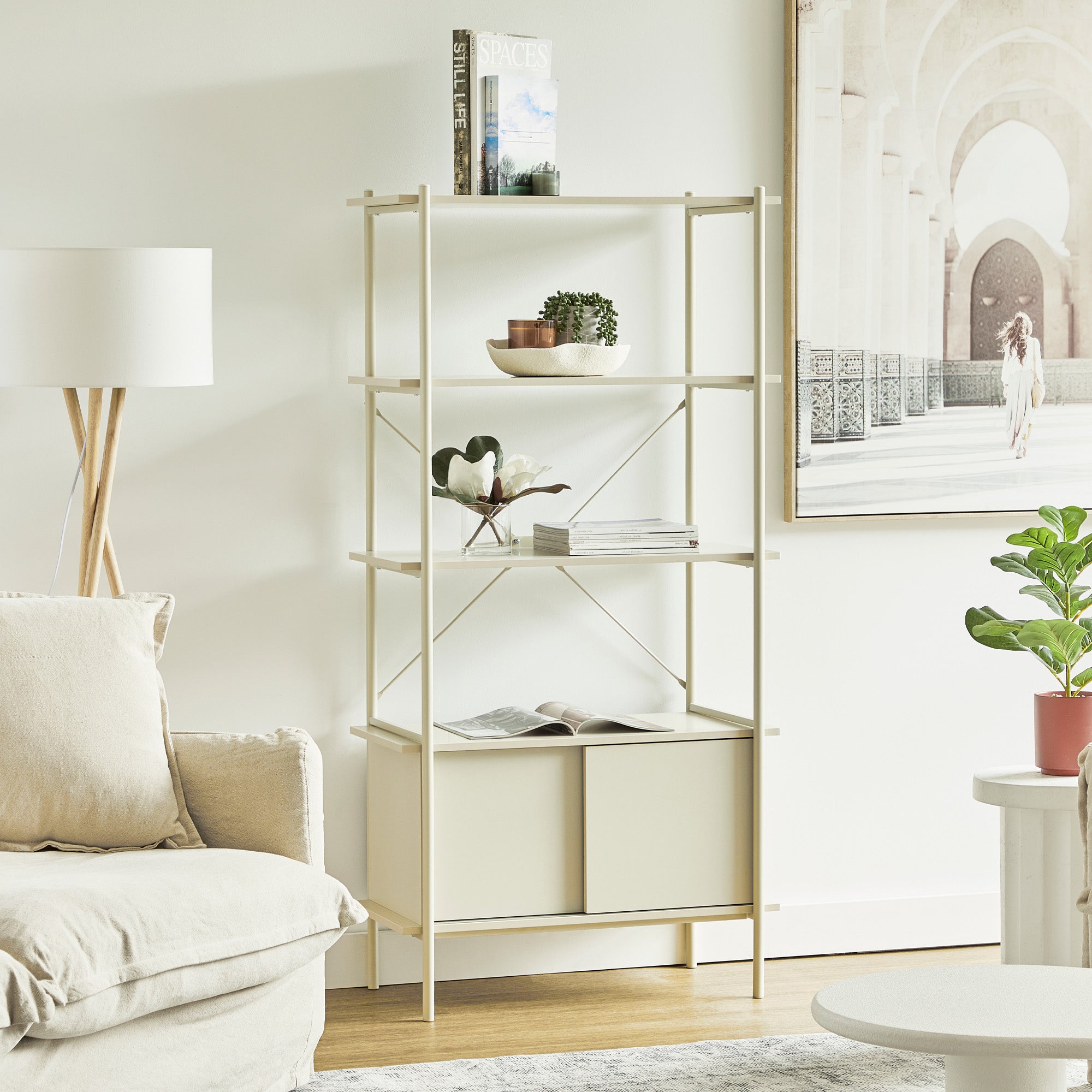 Carmel Shelving Unit - 4 Tier