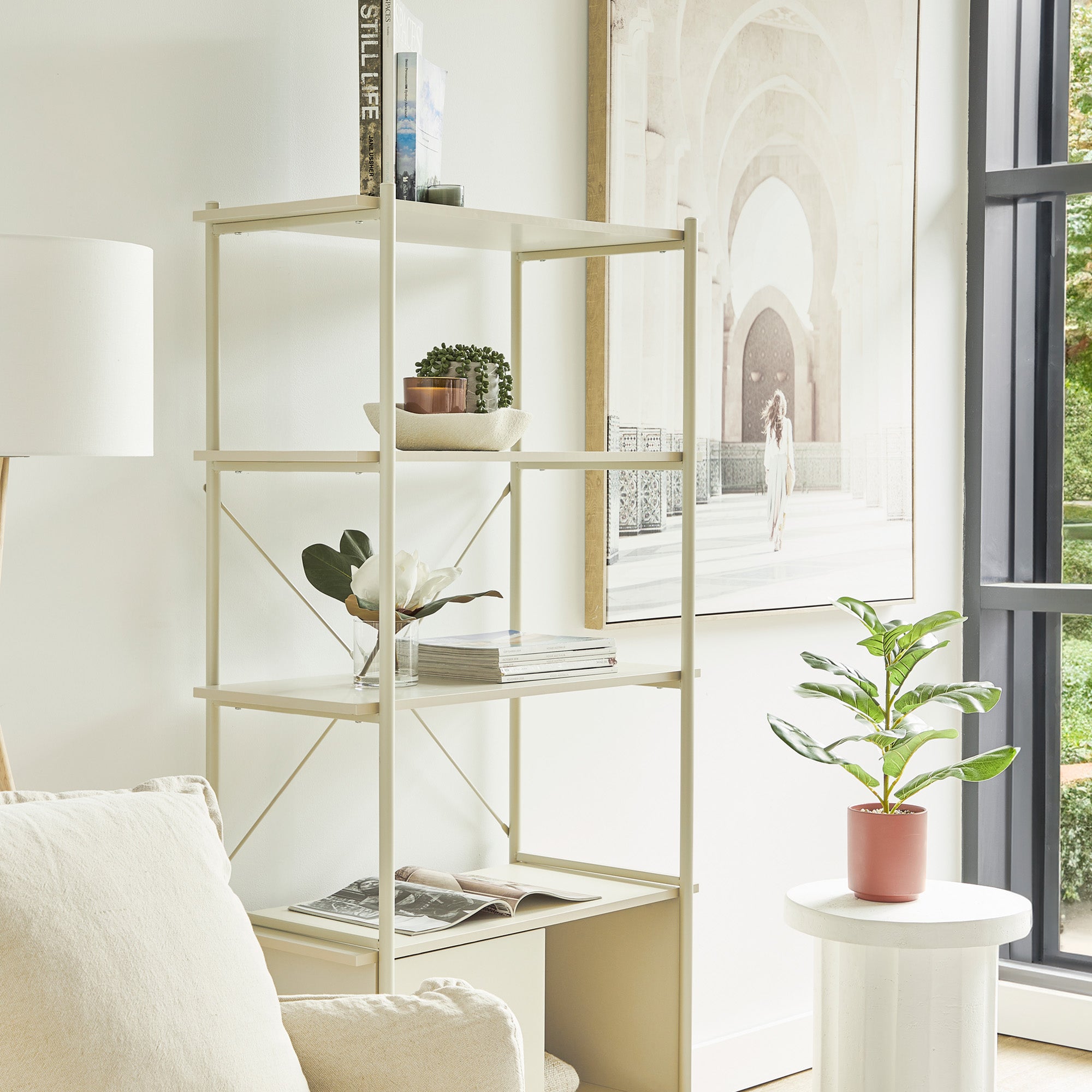 Carmel Shelving Unit - 4 Tier