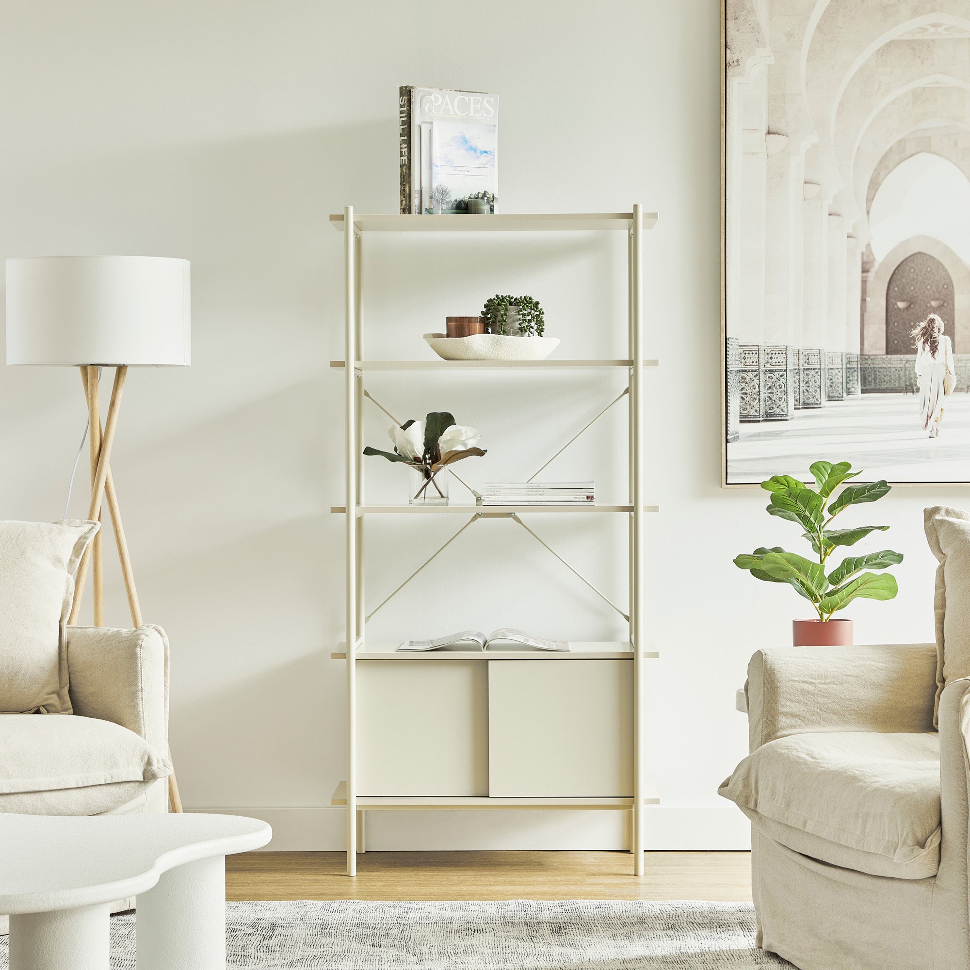 Carmel Shelving Unit - 4 Tier