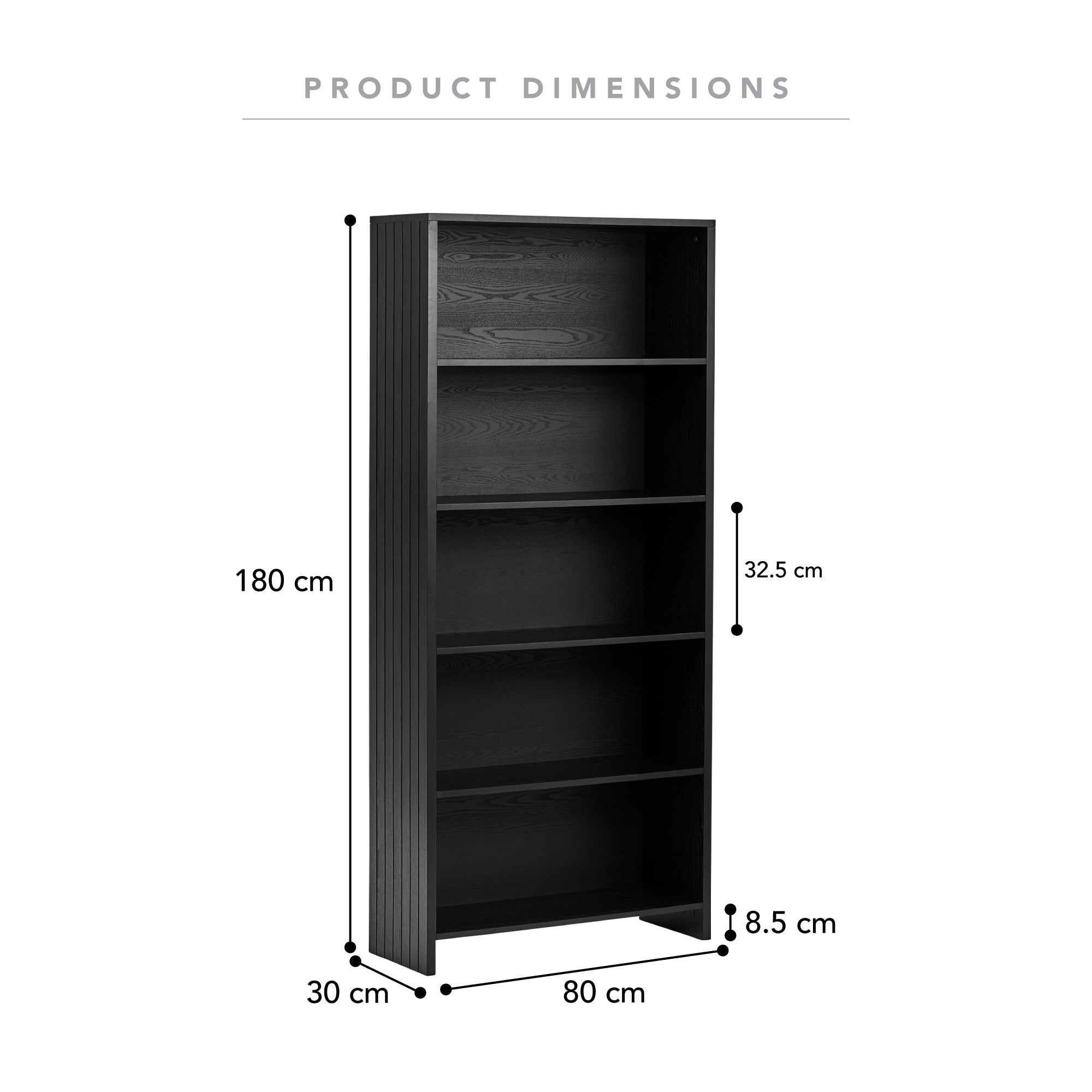 Harper 5 Tier Bookshelf