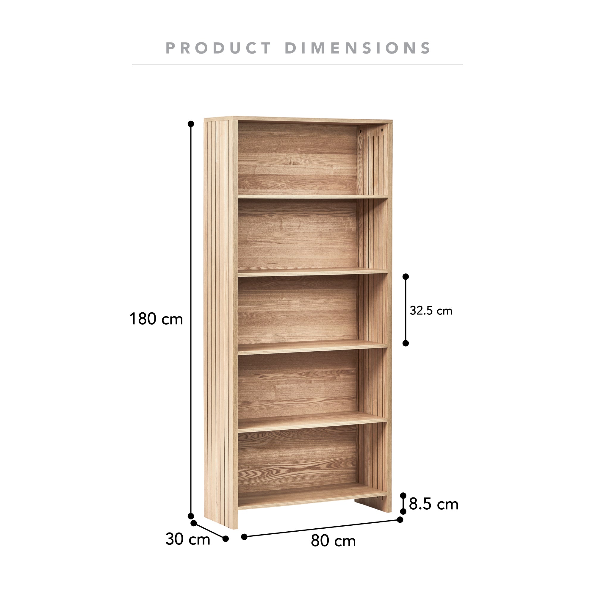 Harper 5 Tier Bookshelf