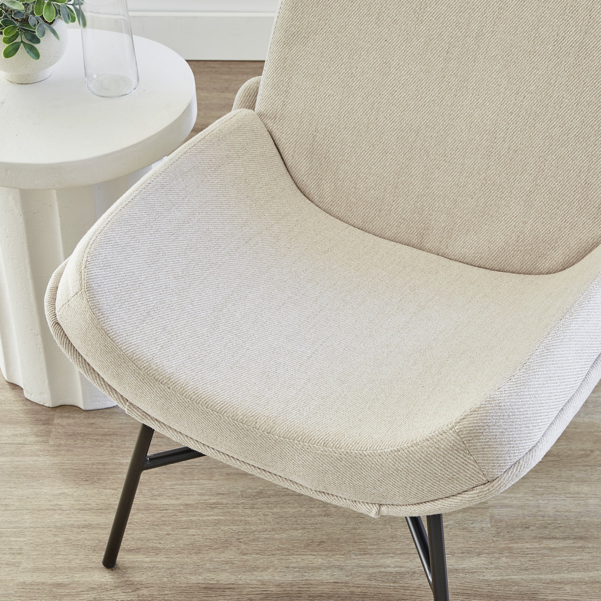 Remy Accent Chair Cream