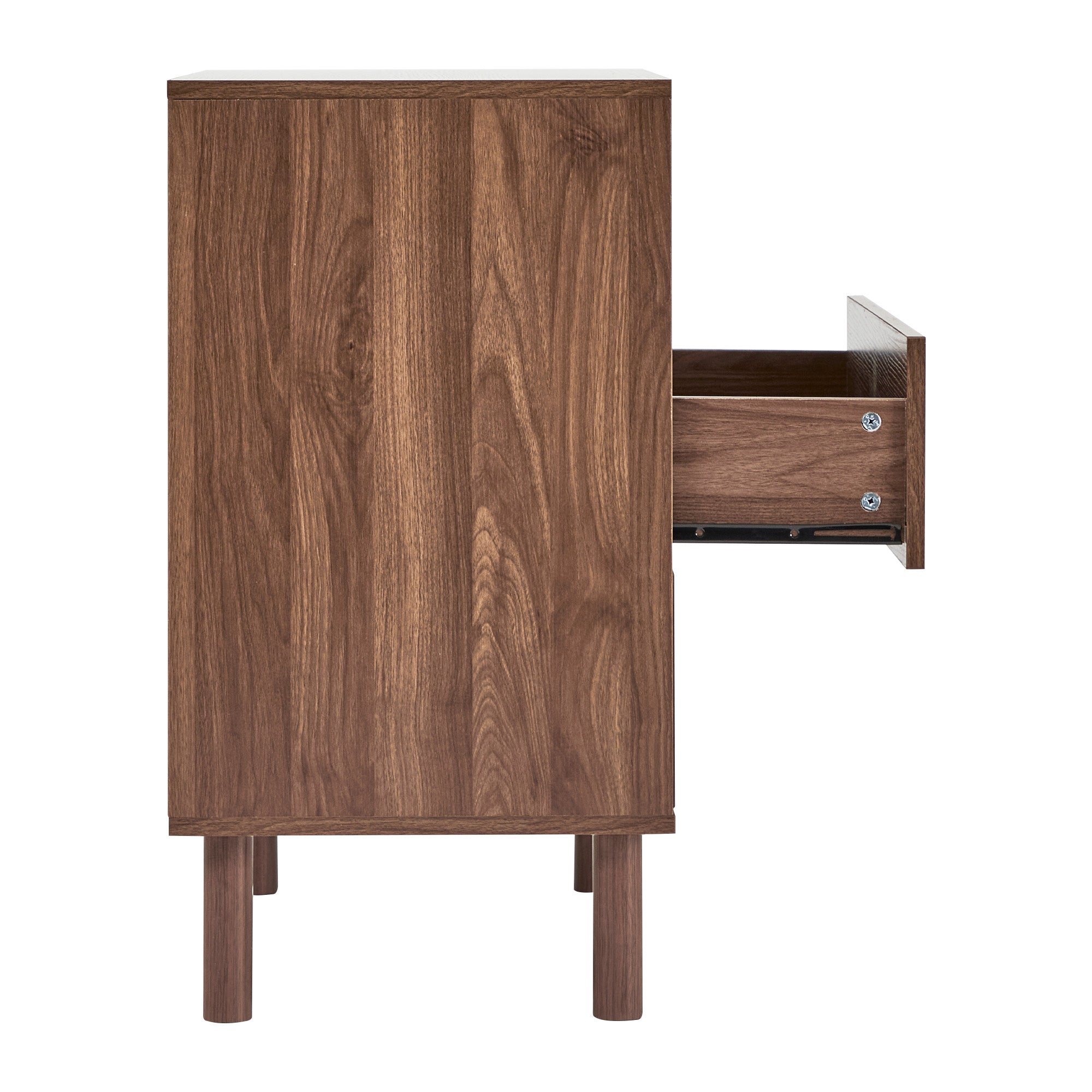 Norquay 80cm Chest of 3 Drawers Walnut