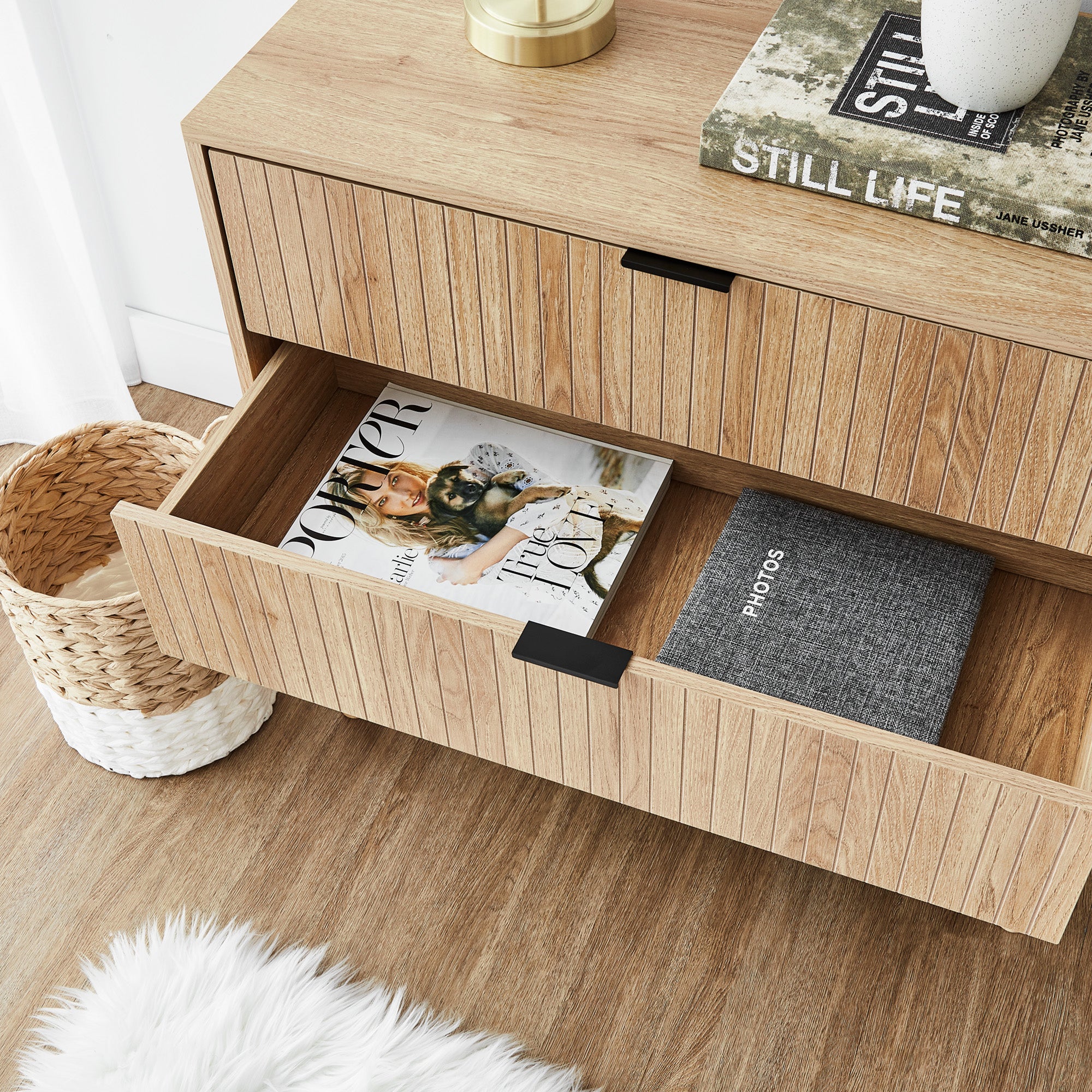 Apia 80cm Chest of 3 Drawers