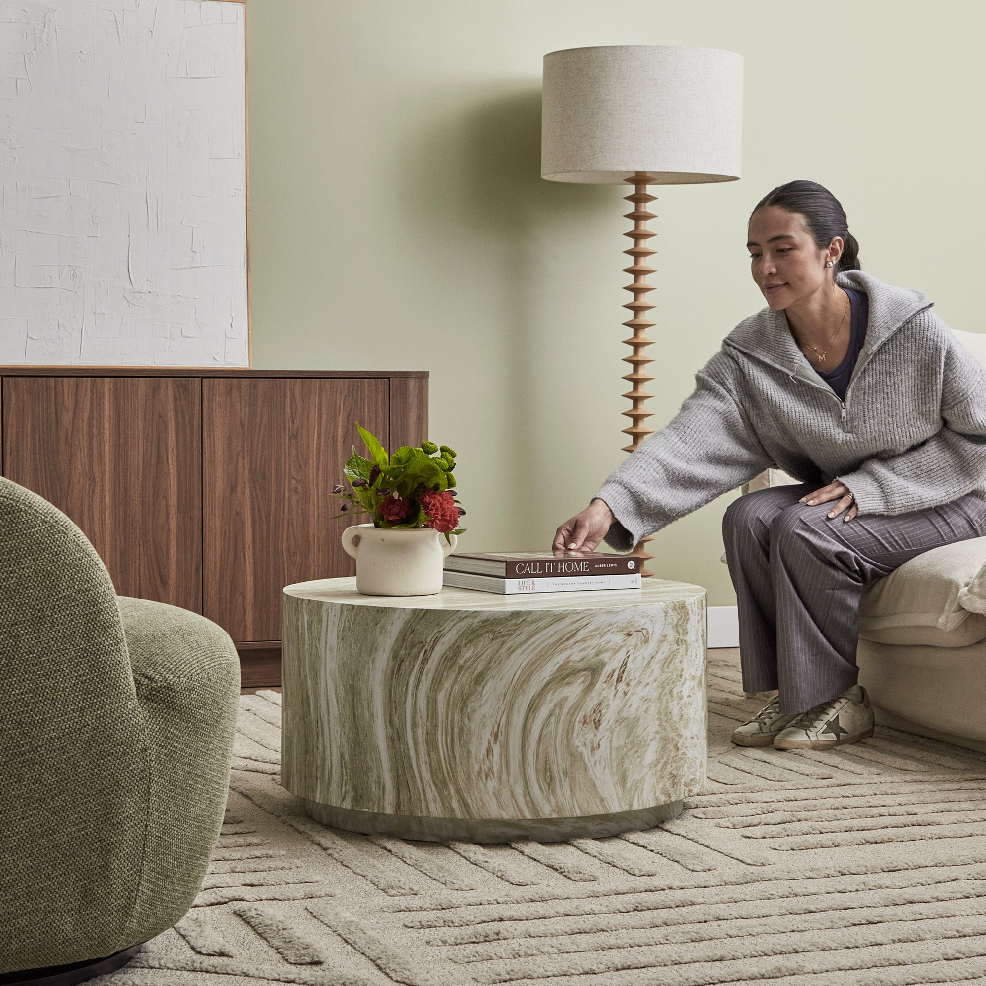 furniture, mirror, and home decor