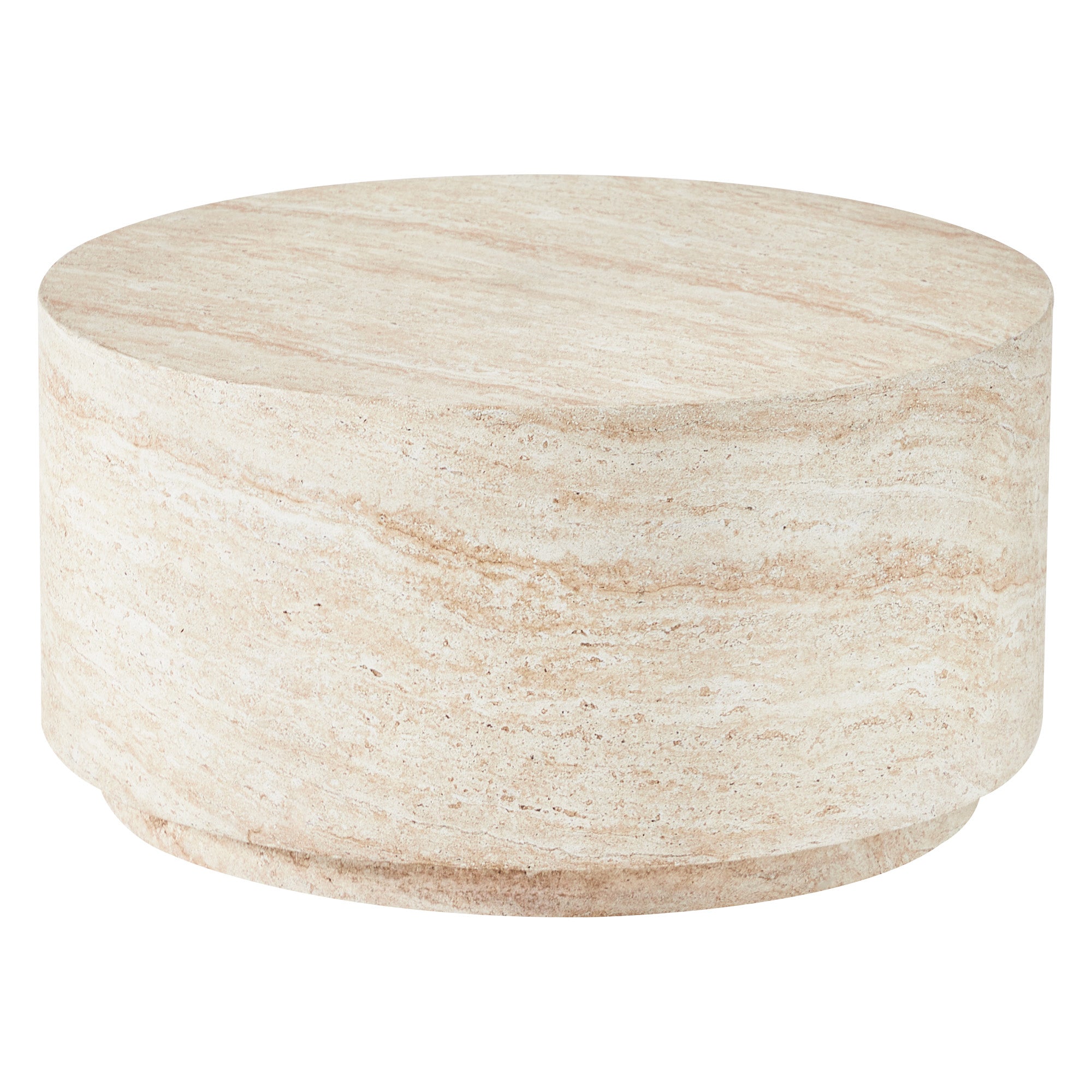 Elena 70cm Travertine Look Coffee Table