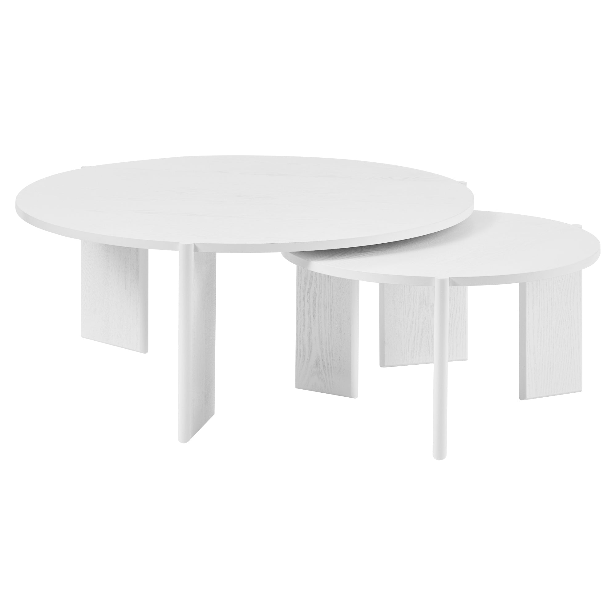 Taupo Coffee Tables Set of 2 Straight Legs