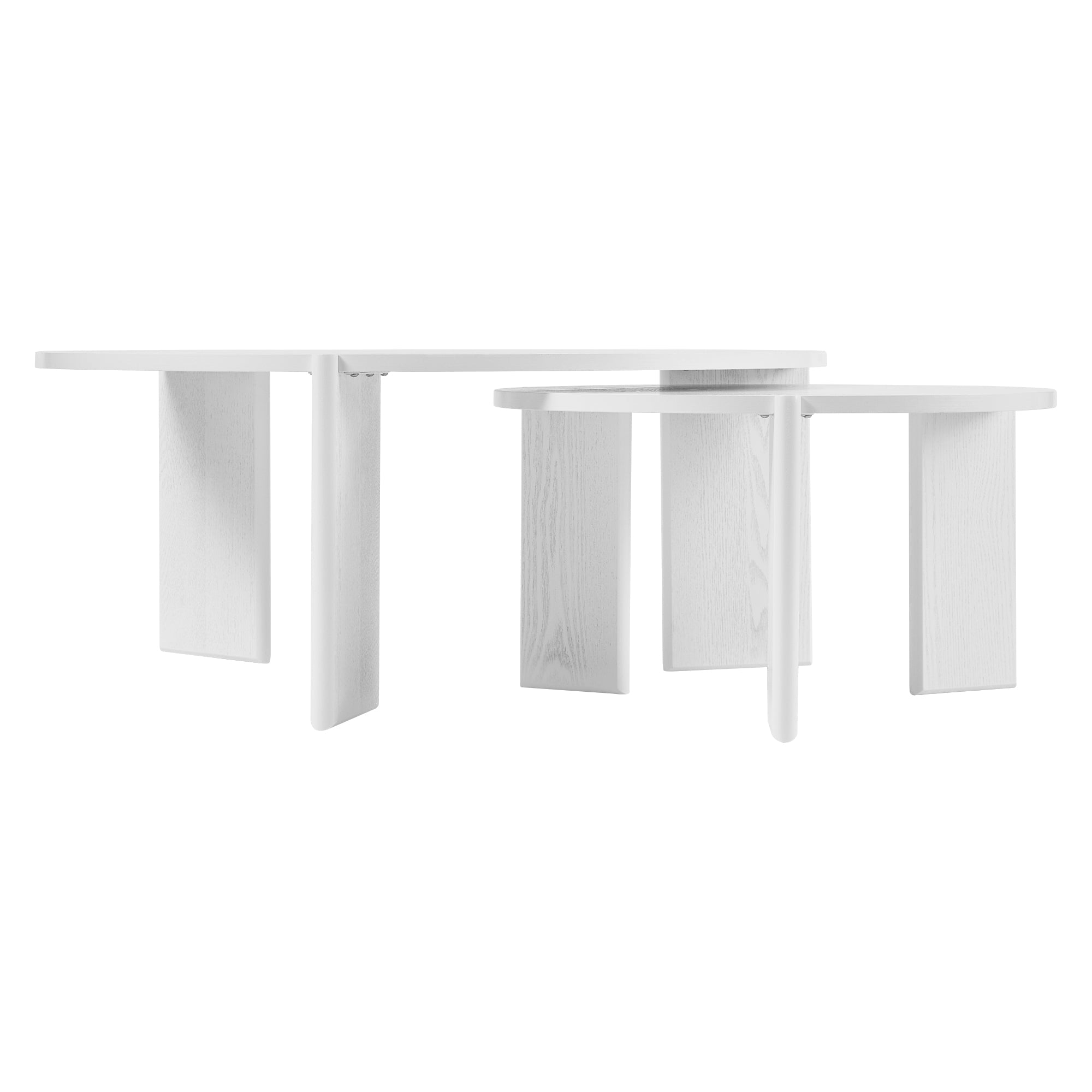 Taupo Coffee Tables Set of 2 Straight Legs