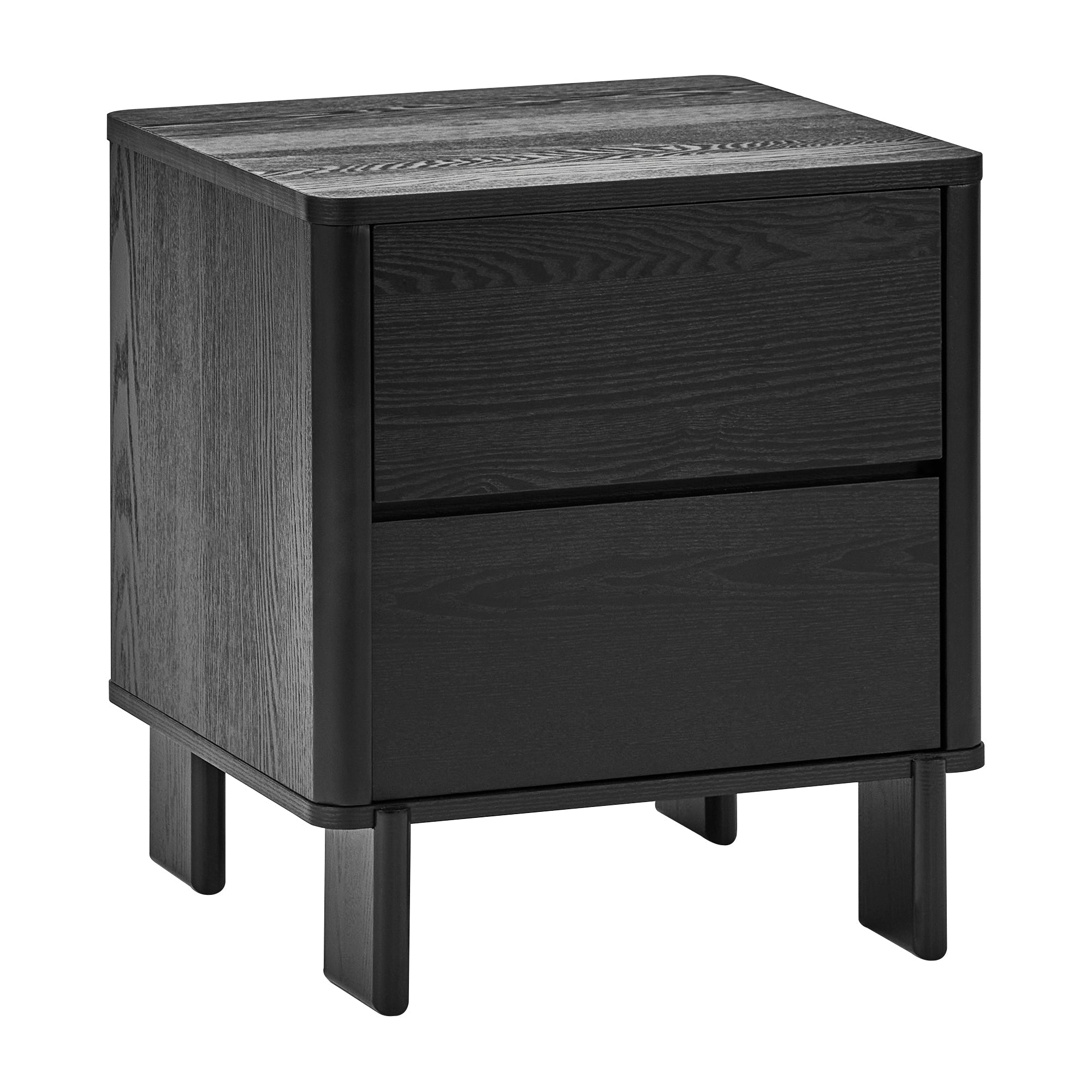 Taupo 48cm Bedside Table Black