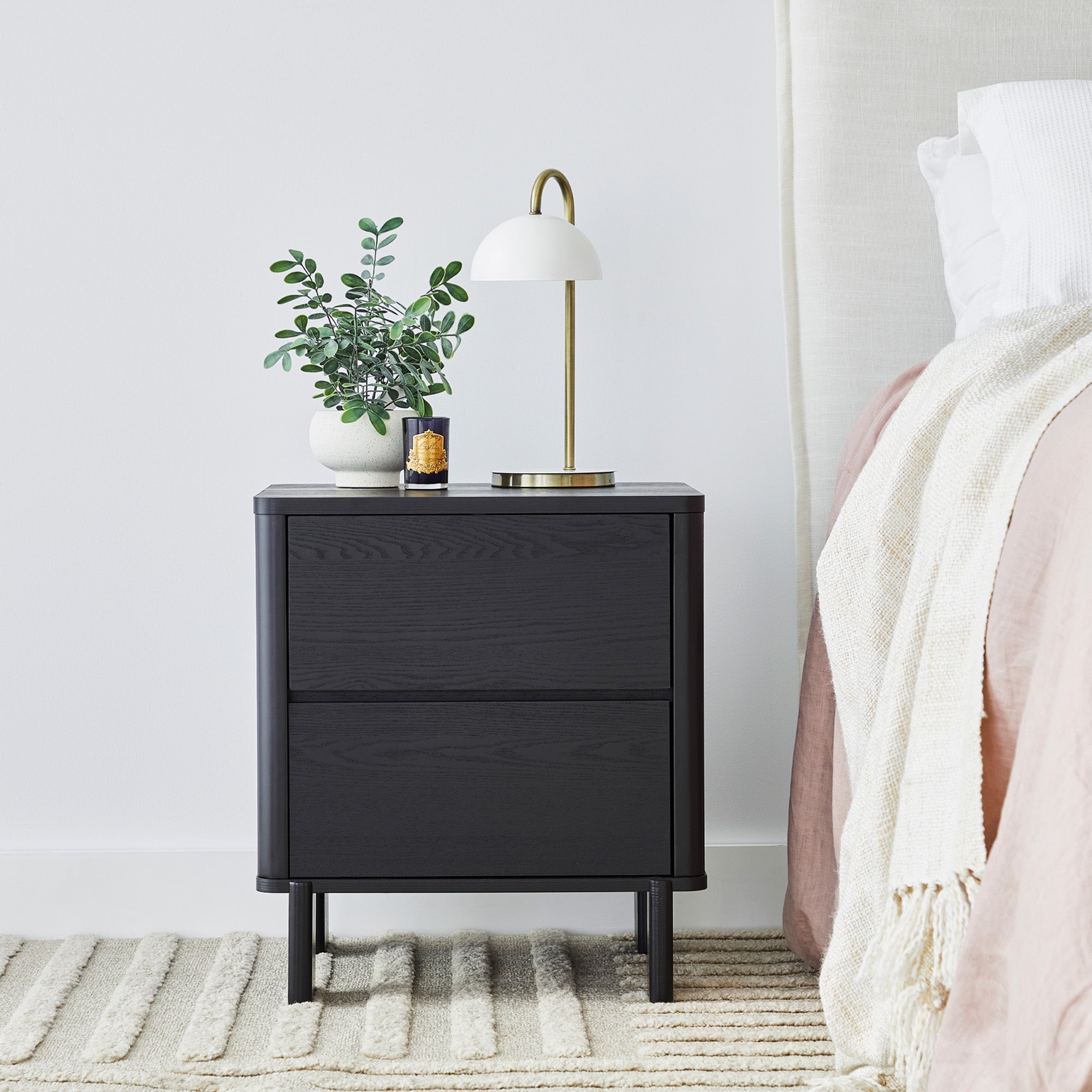 Taupo 48cm Bedside Table