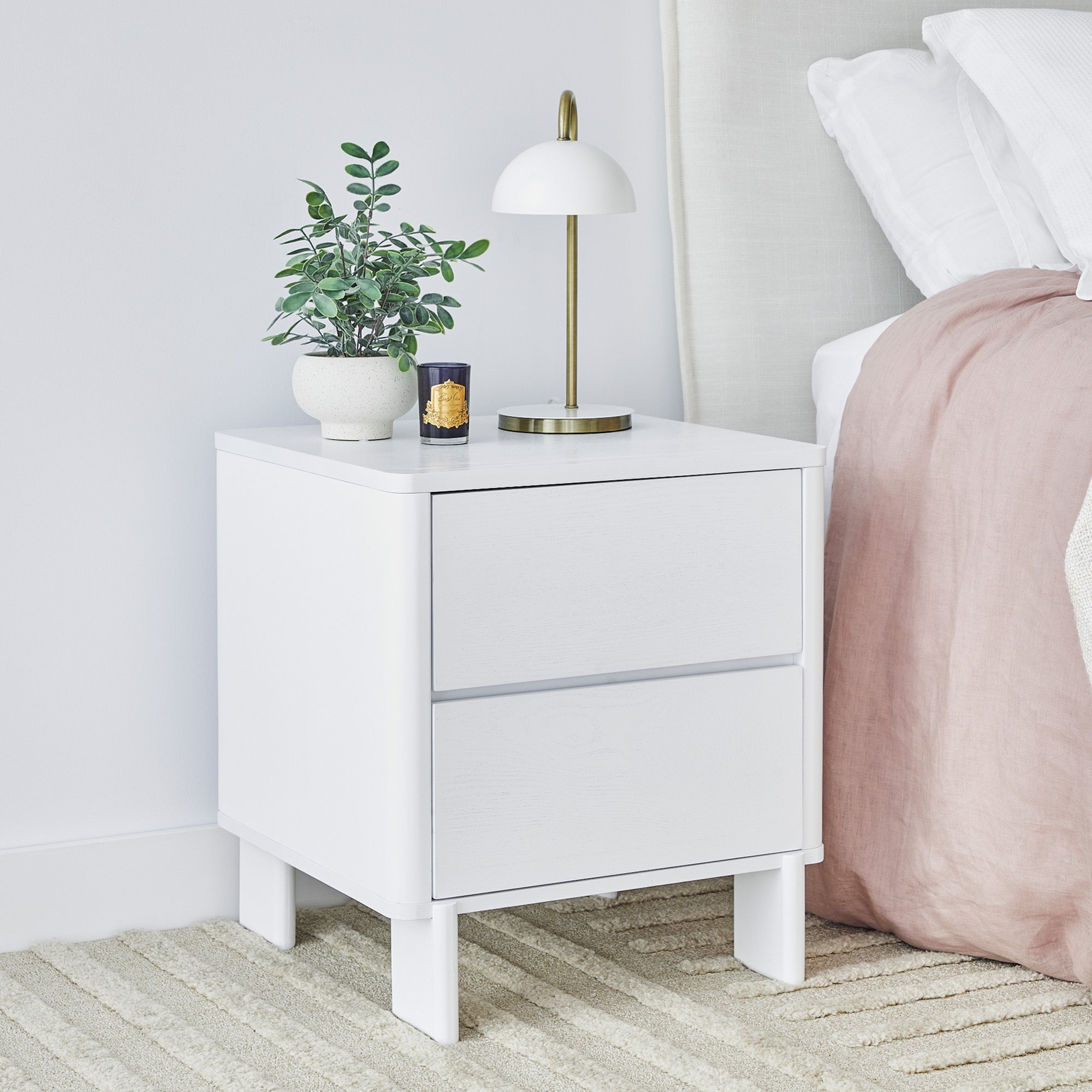 Taupo 48cm Bedside Table