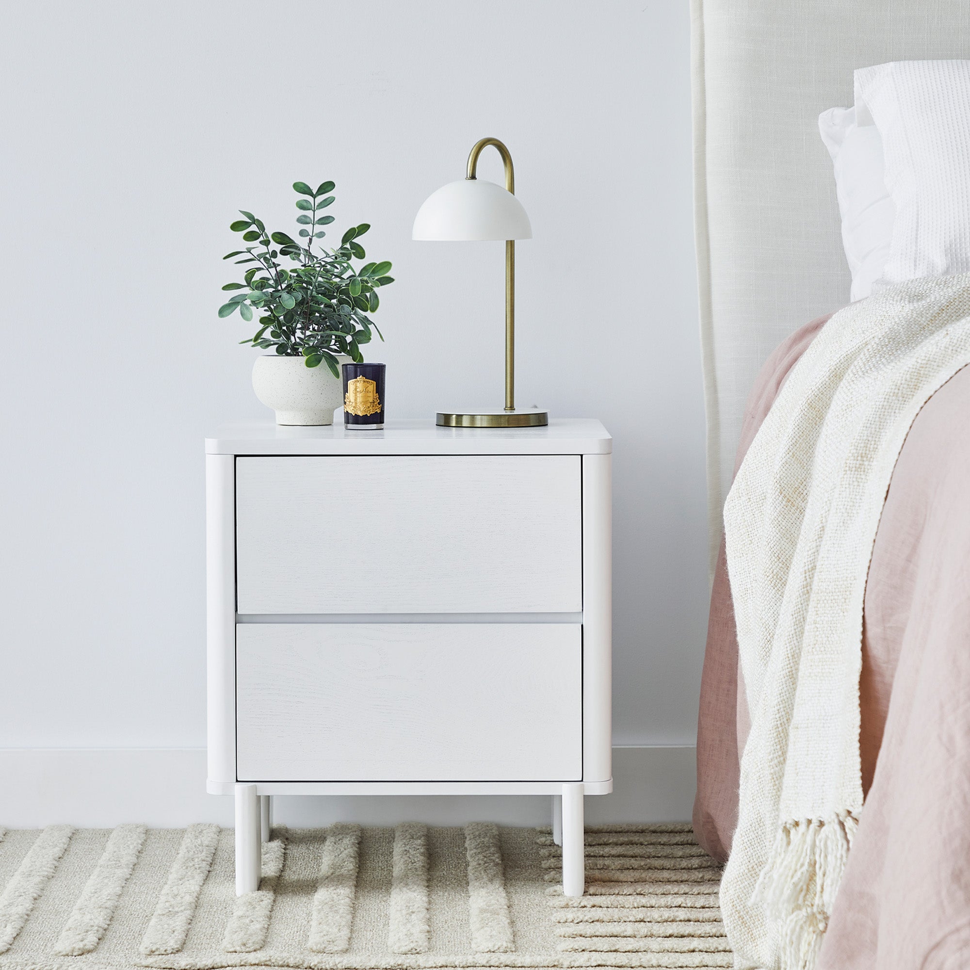 Taupo 48cm Bedside Table