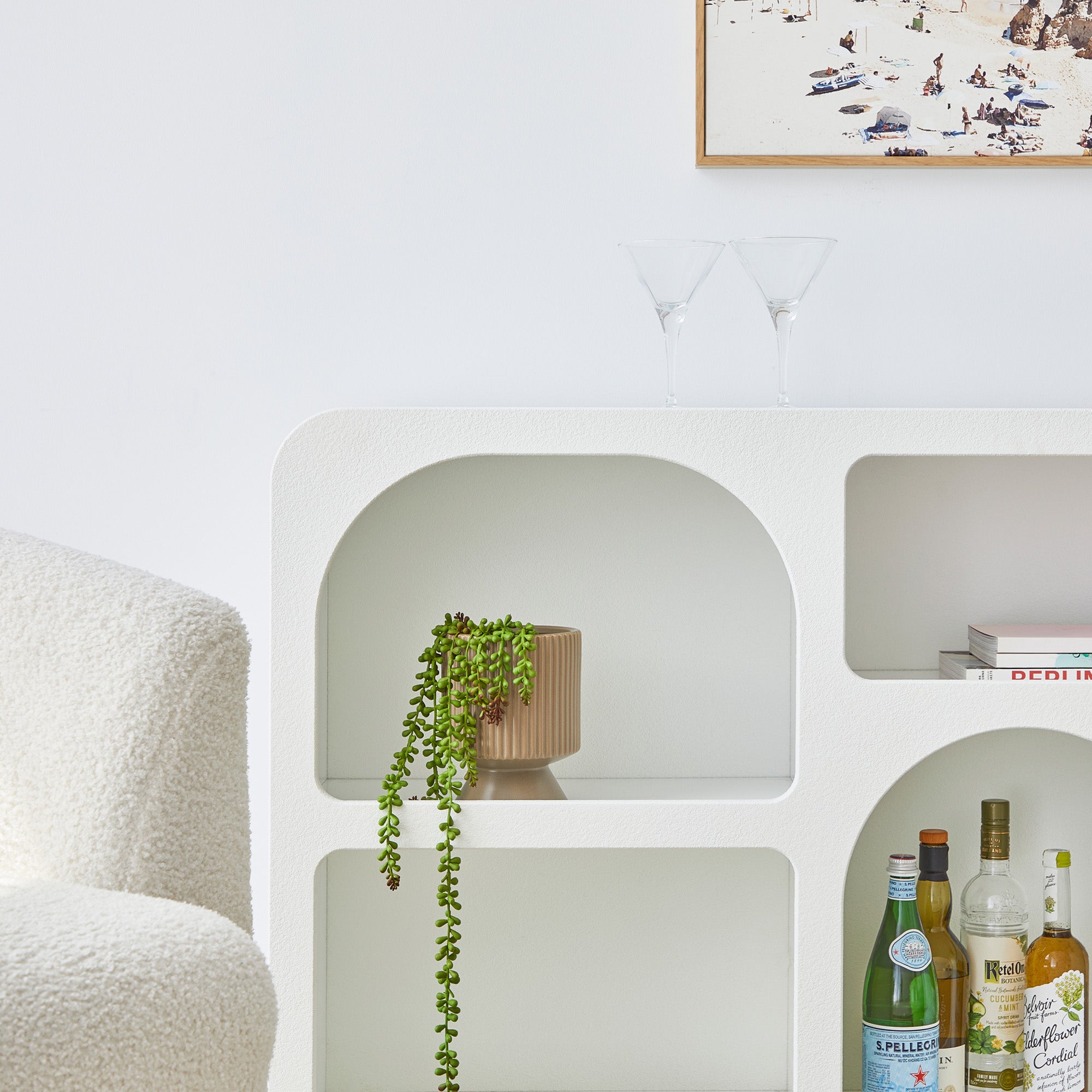 furniture, mirror, and home decor