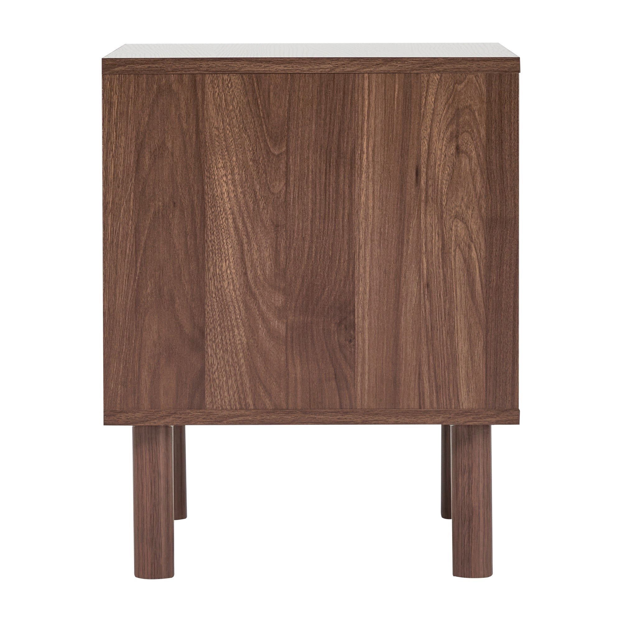 Norquay 50cm Bedside Table Walnut